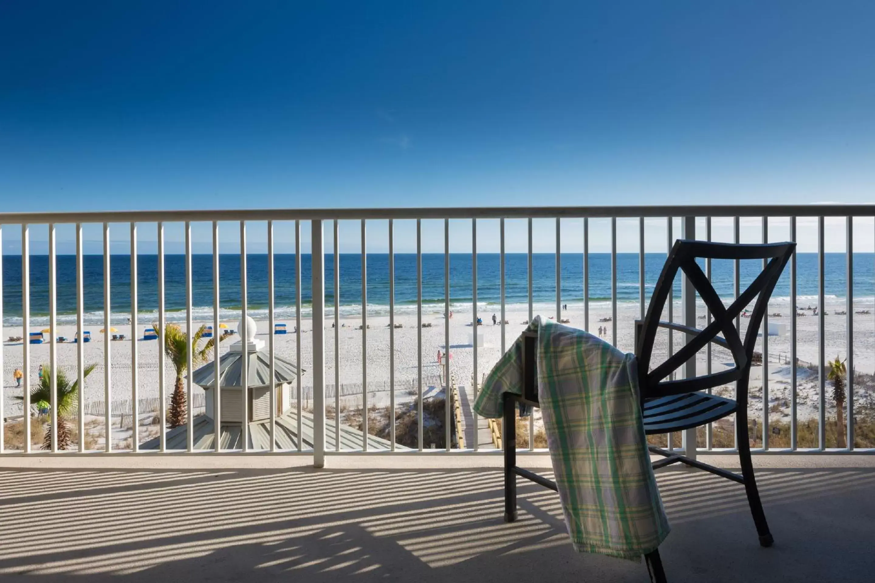 Balcony/Terrace in Escapes! To The Shores Orange Beach, A Ramada by Wyndham