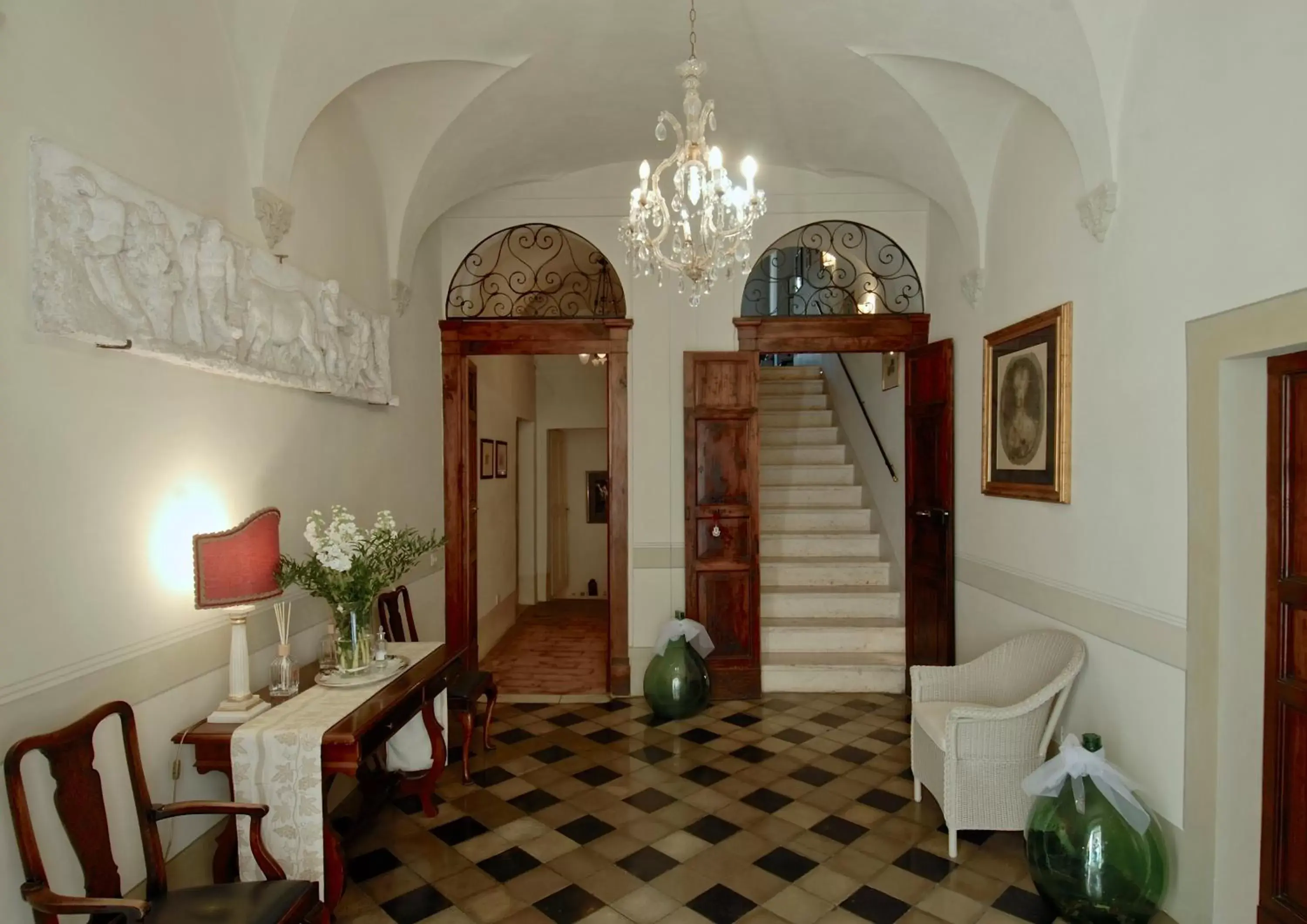 Facade/entrance, Seating Area in Palazzo Sant'Angelo