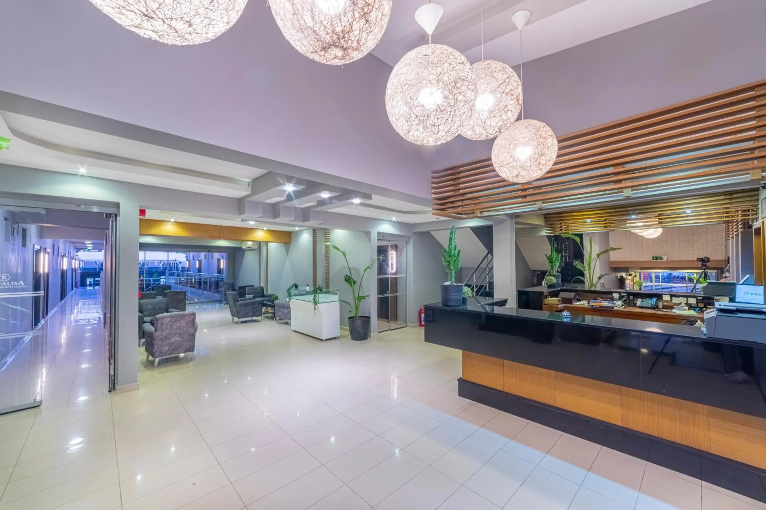 Lobby or reception, Restaurant/Places to Eat in Royalisa Palmiye Beach Hotel Adult Only