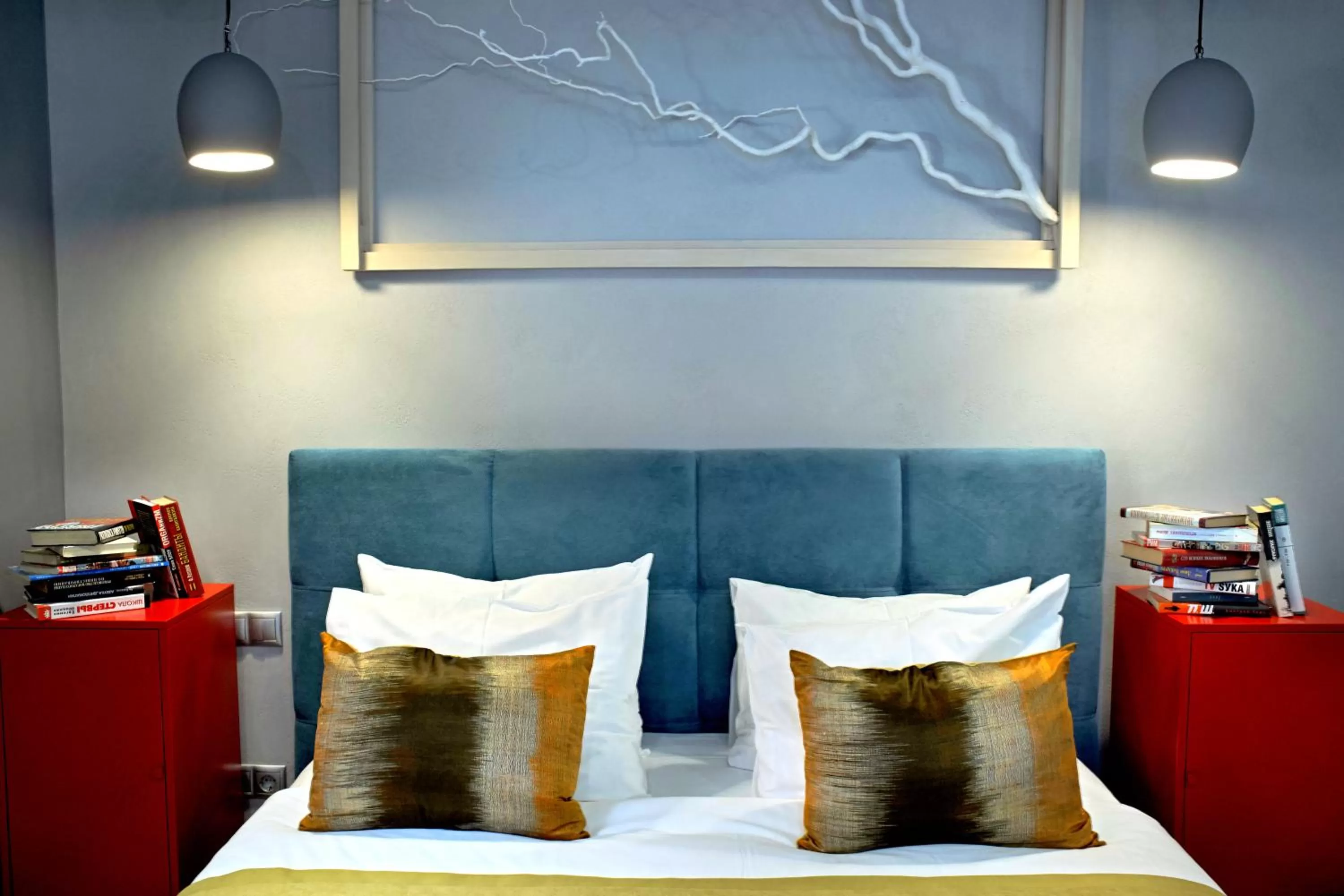 Bed in MaNNa Boutique Hotel