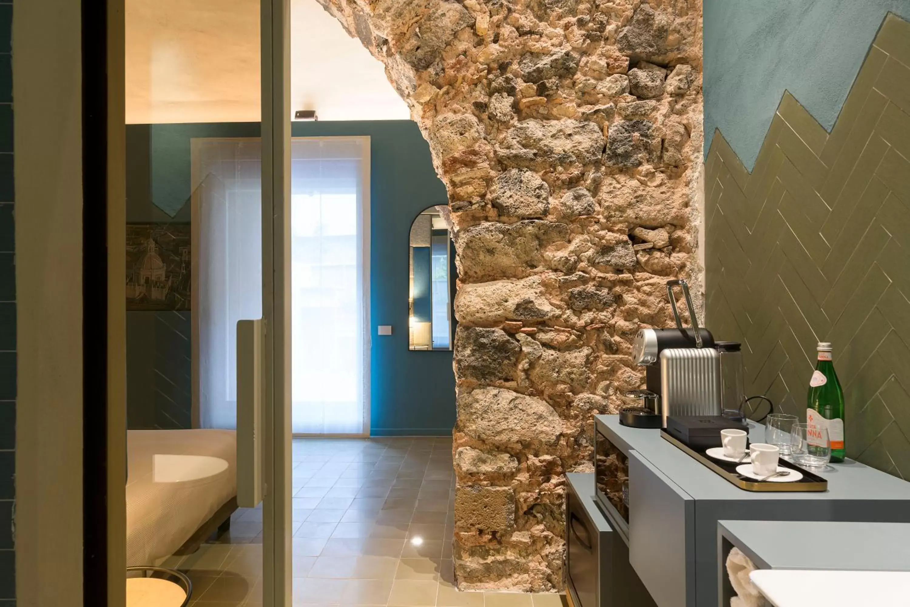 View (from property/room), Bathroom in BASTIÒ PRIVATE SUITES