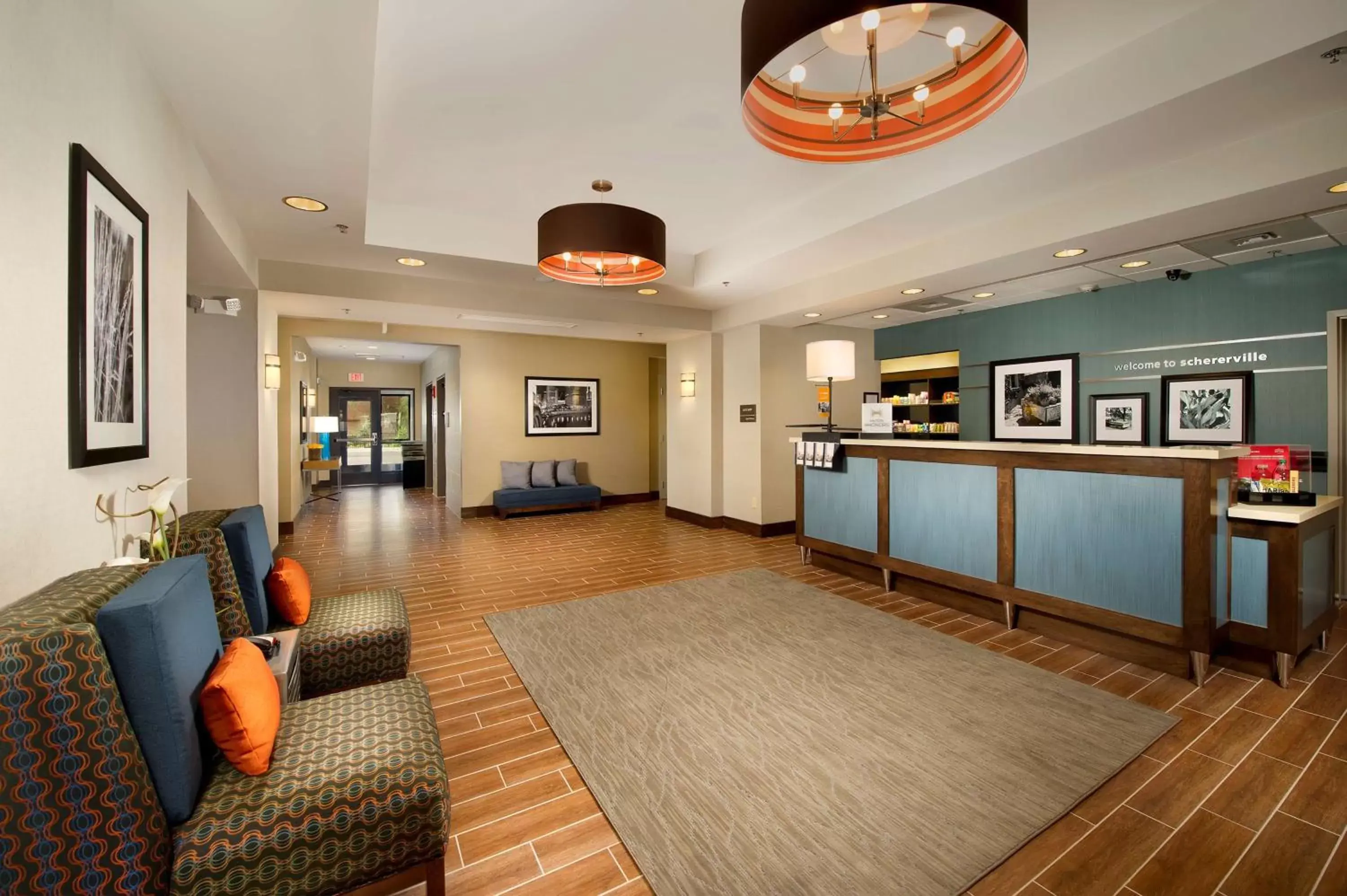 Lobby or reception, Lobby/Reception in Hampton Inn & Suites Schererville