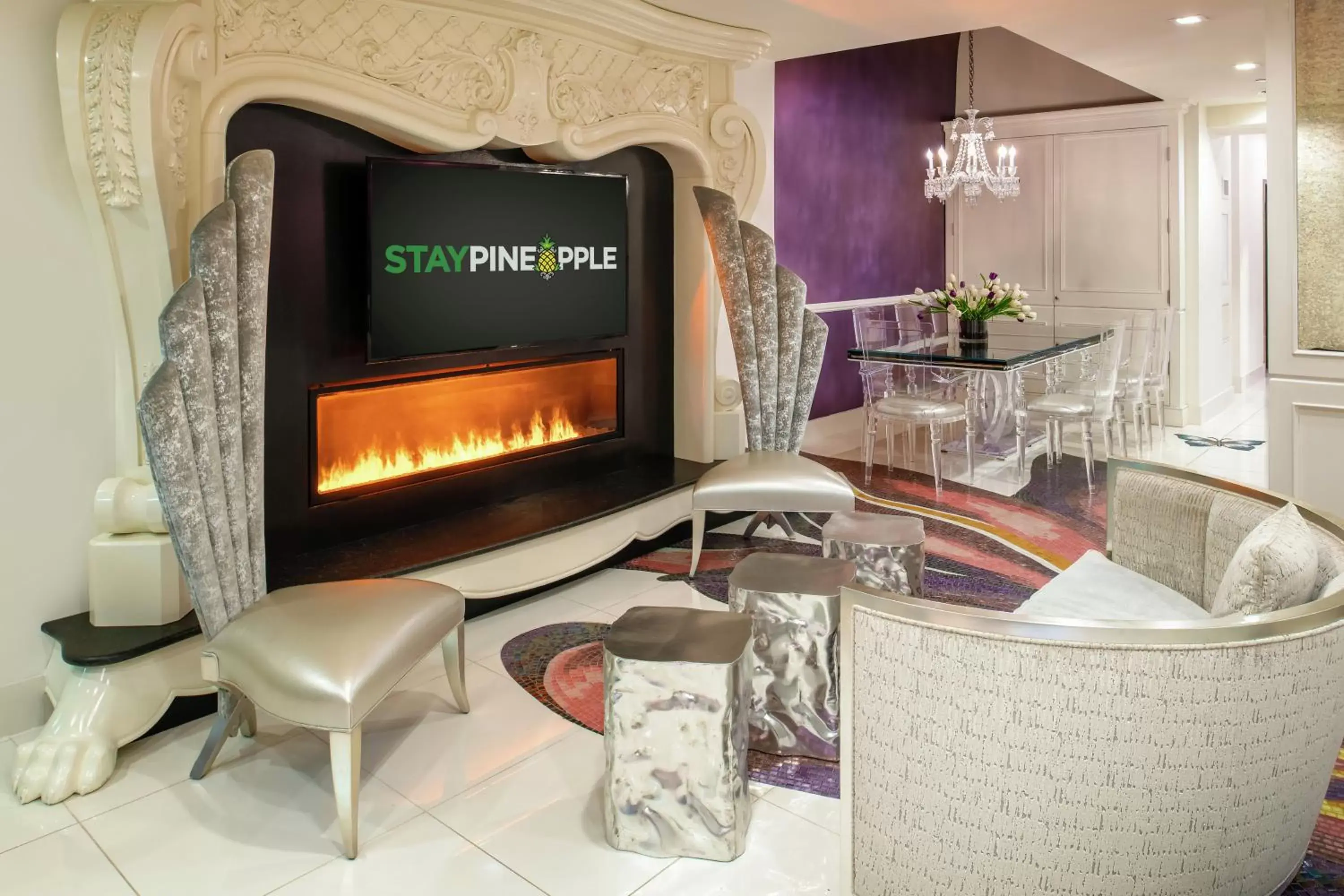 Lobby or reception, TV/Entertainment Center in Staypineapple, An Artful Hotel, Midtown New York