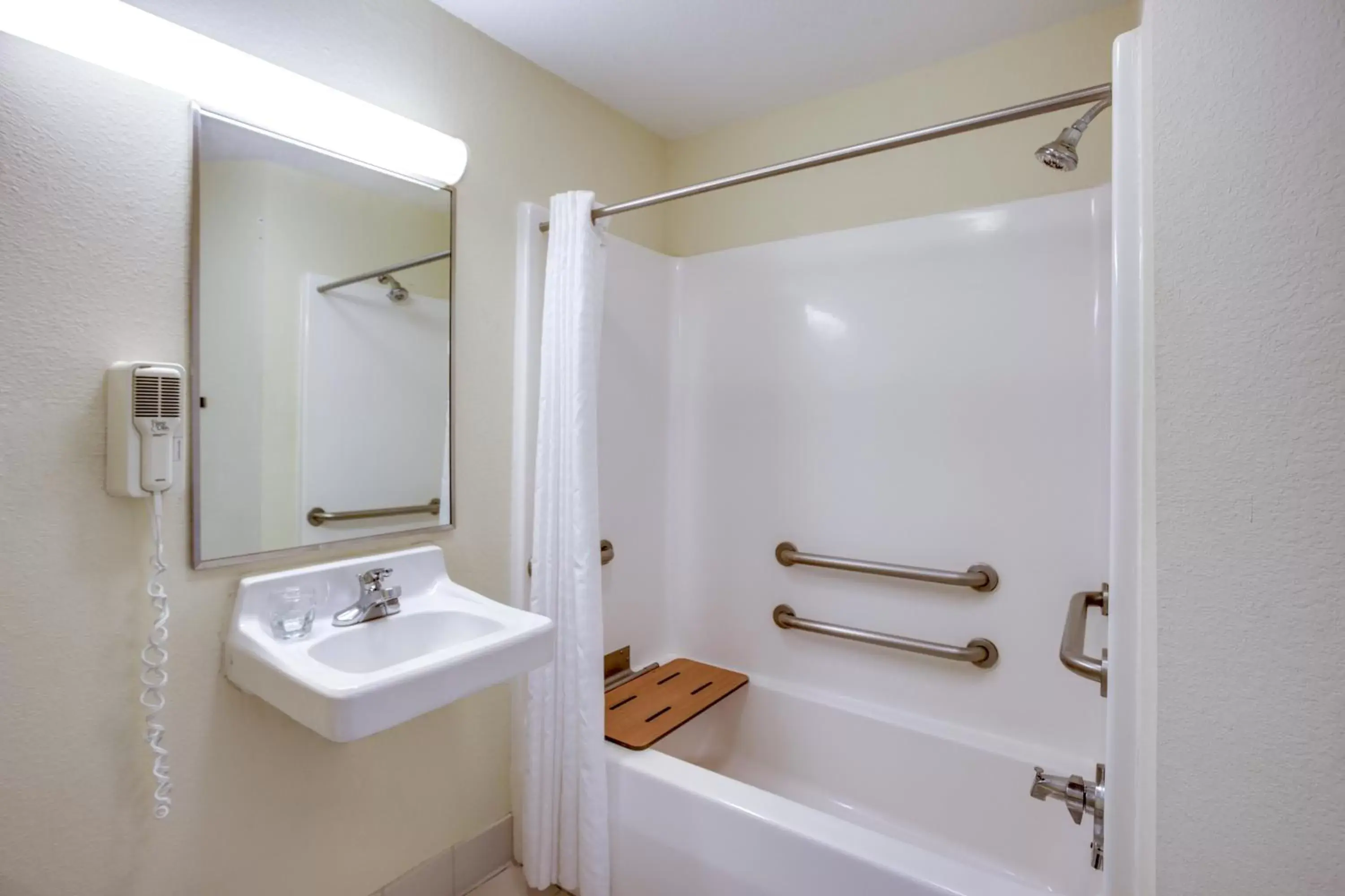 Bathroom in Candlewood Suites Durham - RTP, an IHG Hotel