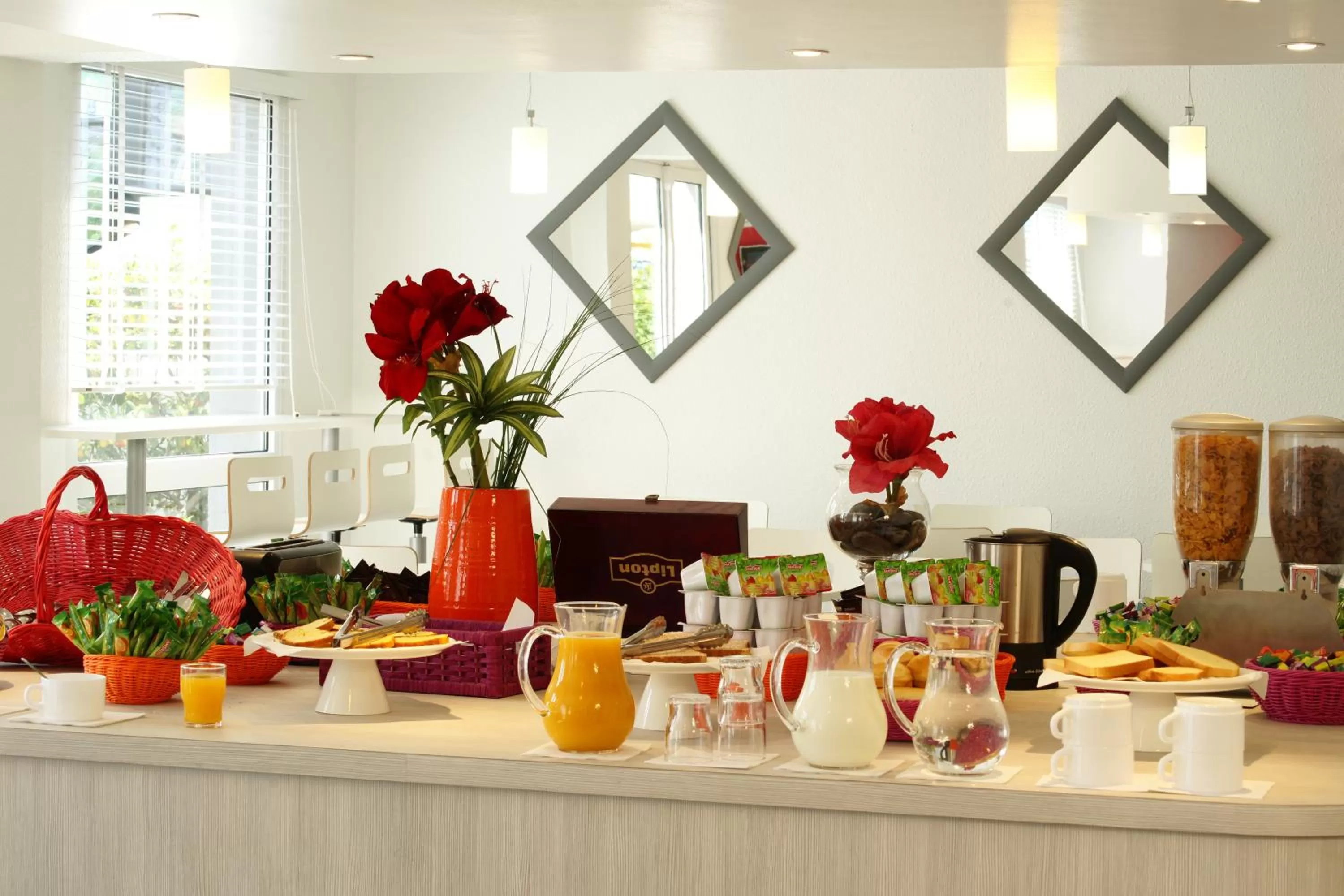 Continental breakfast in Première Classe Rosny Sous Bois