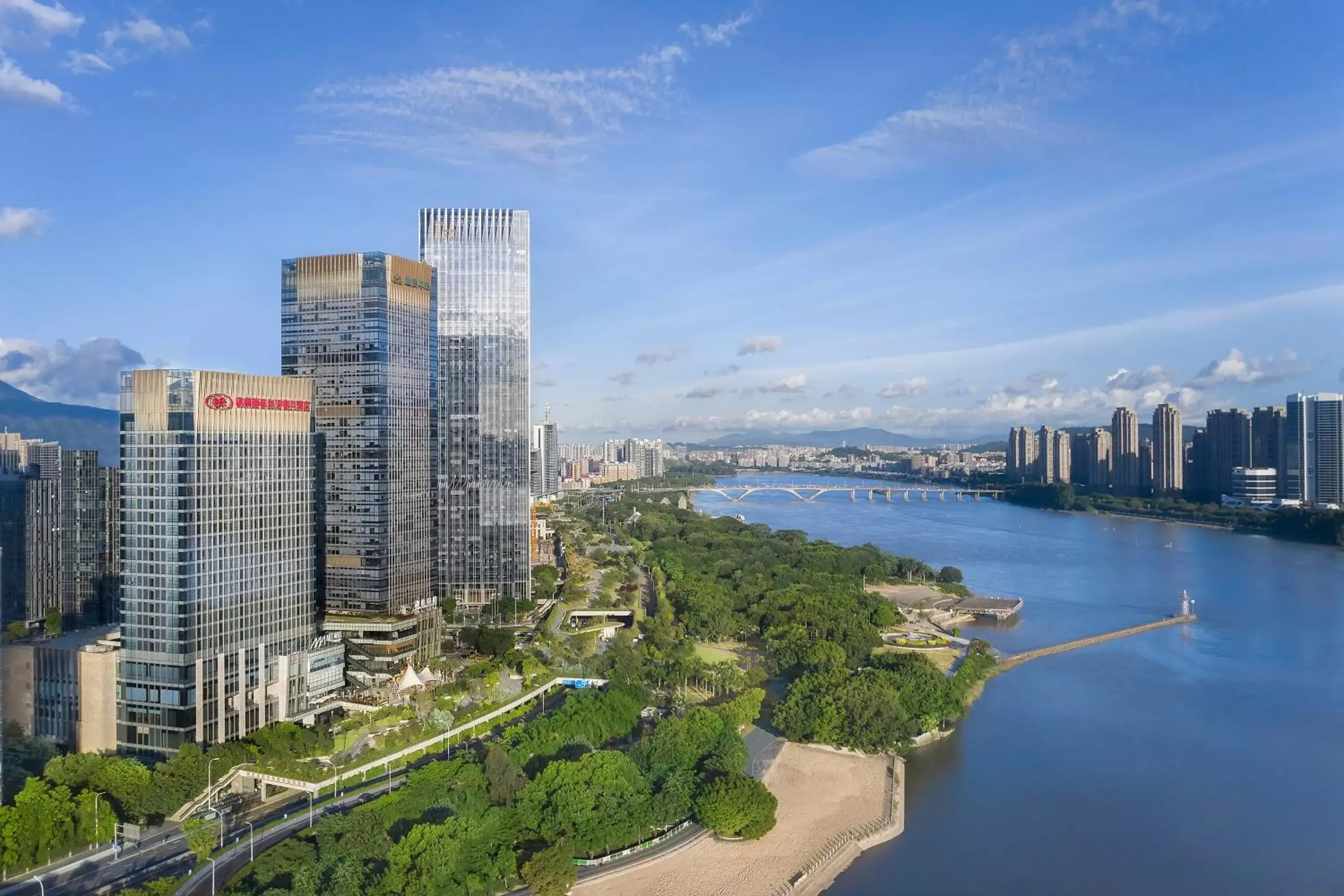 Property building in Crowne Plaza Fuzhou Riverside, an IHG Hotel