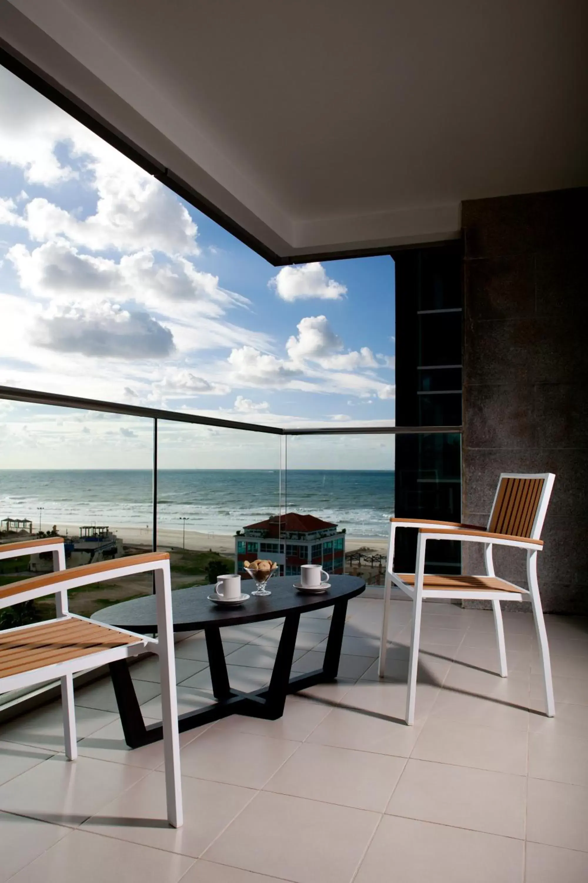 View (from property/room), Balcony/Terrace in West All Suites Hotel Ashdod