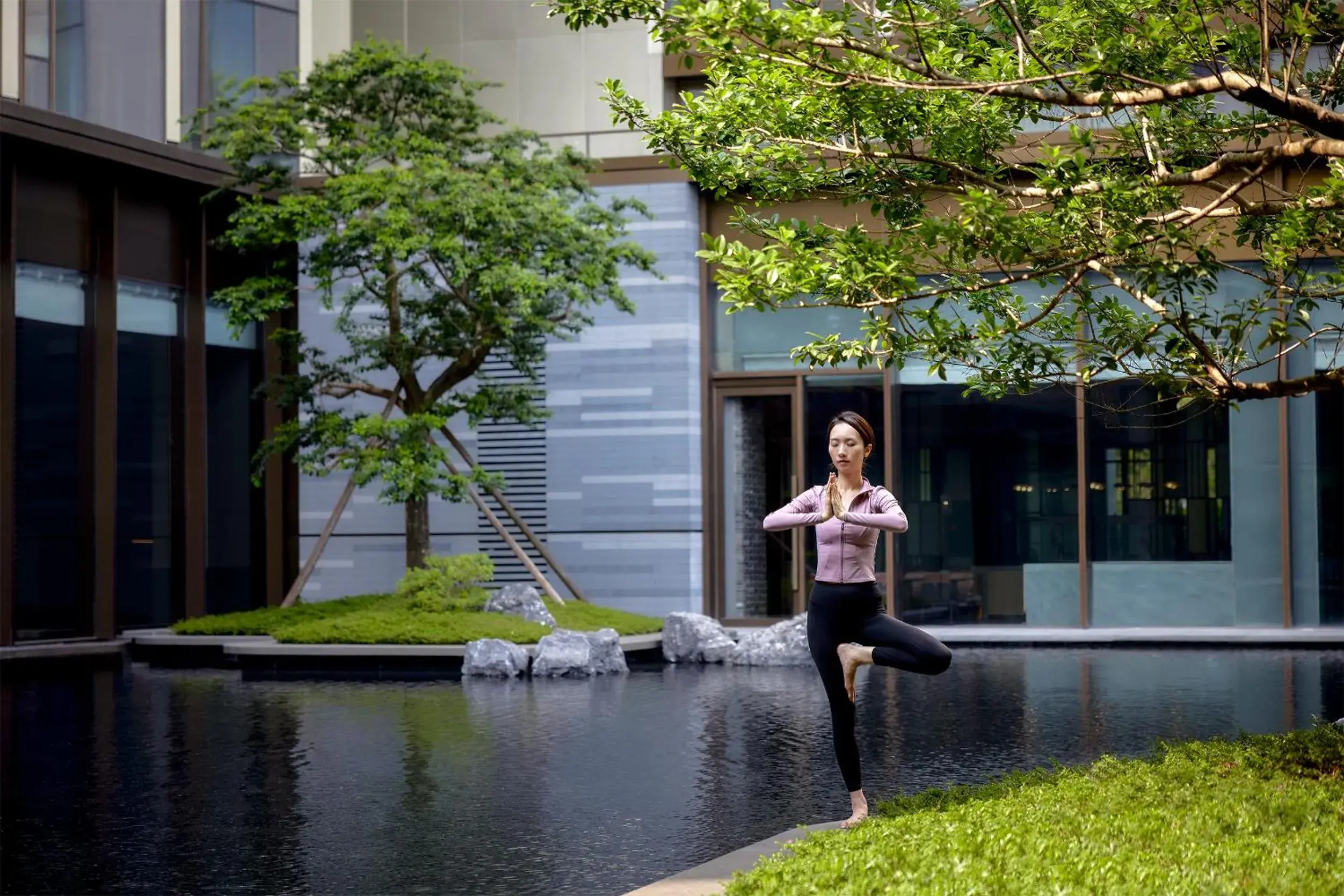 Garden in Guangzhou Marriott Hotel Baiyun