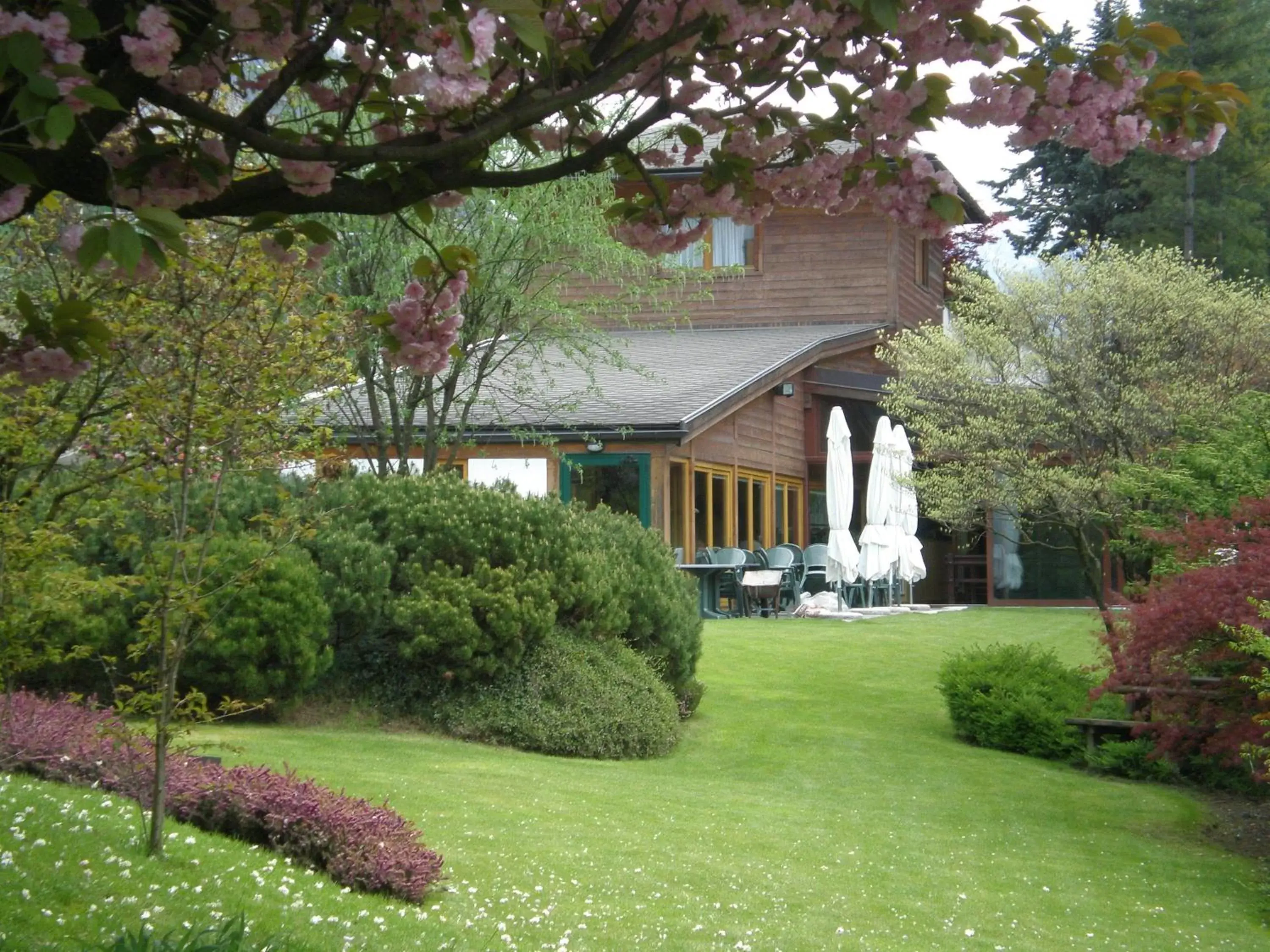 Garden, Property Building in Hotel Aurora