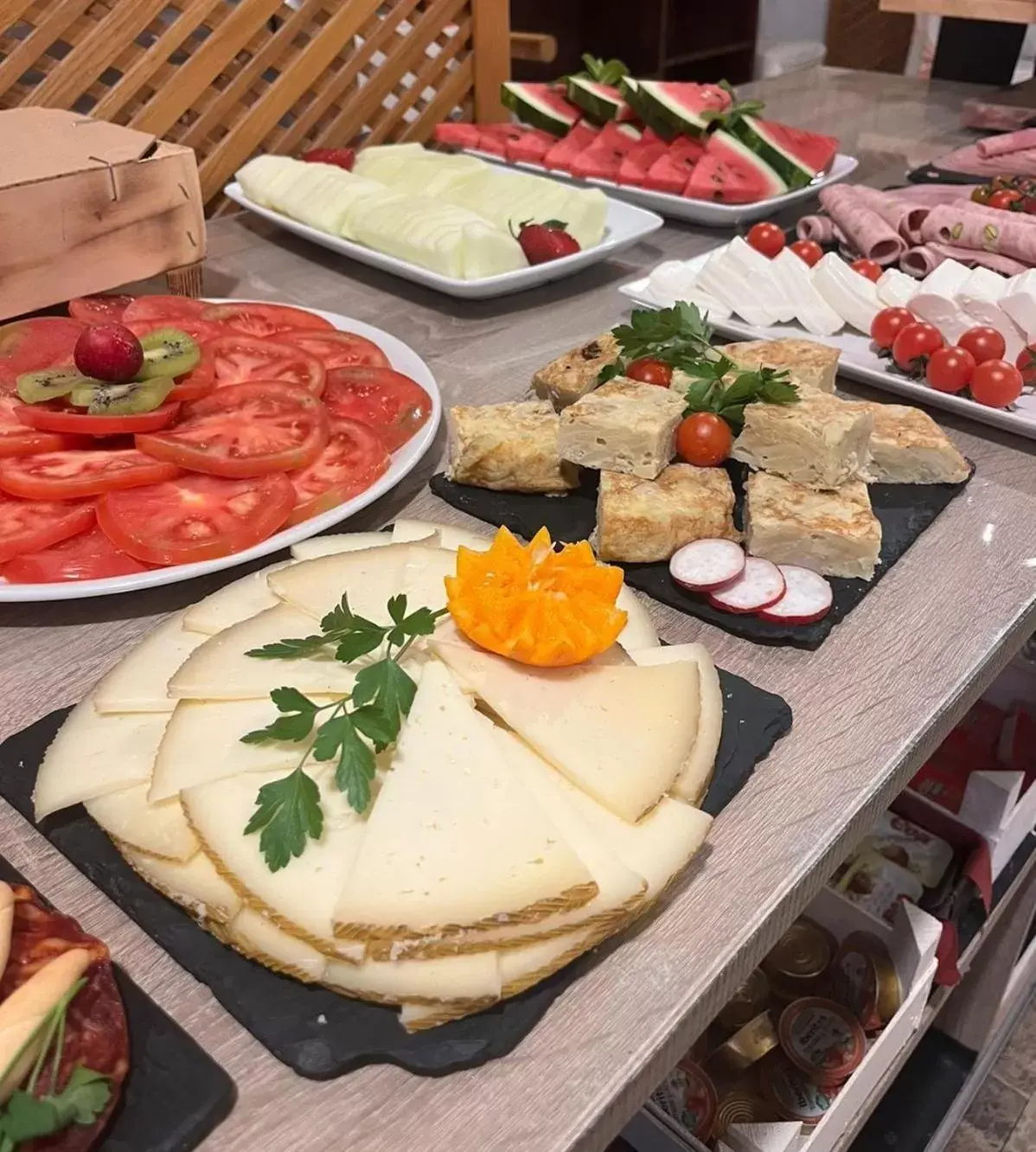 Breakfast in Hotel Helmántico