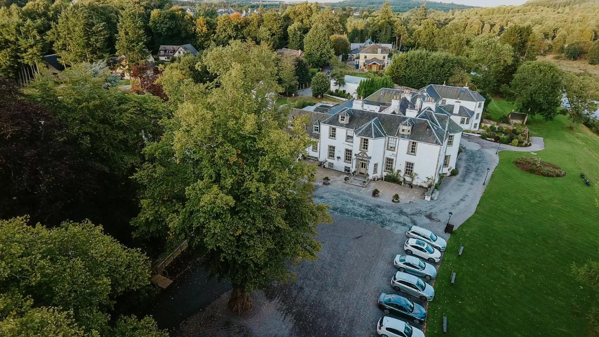 Property building, Bird's-eye View in Banchory Lodge Hotel