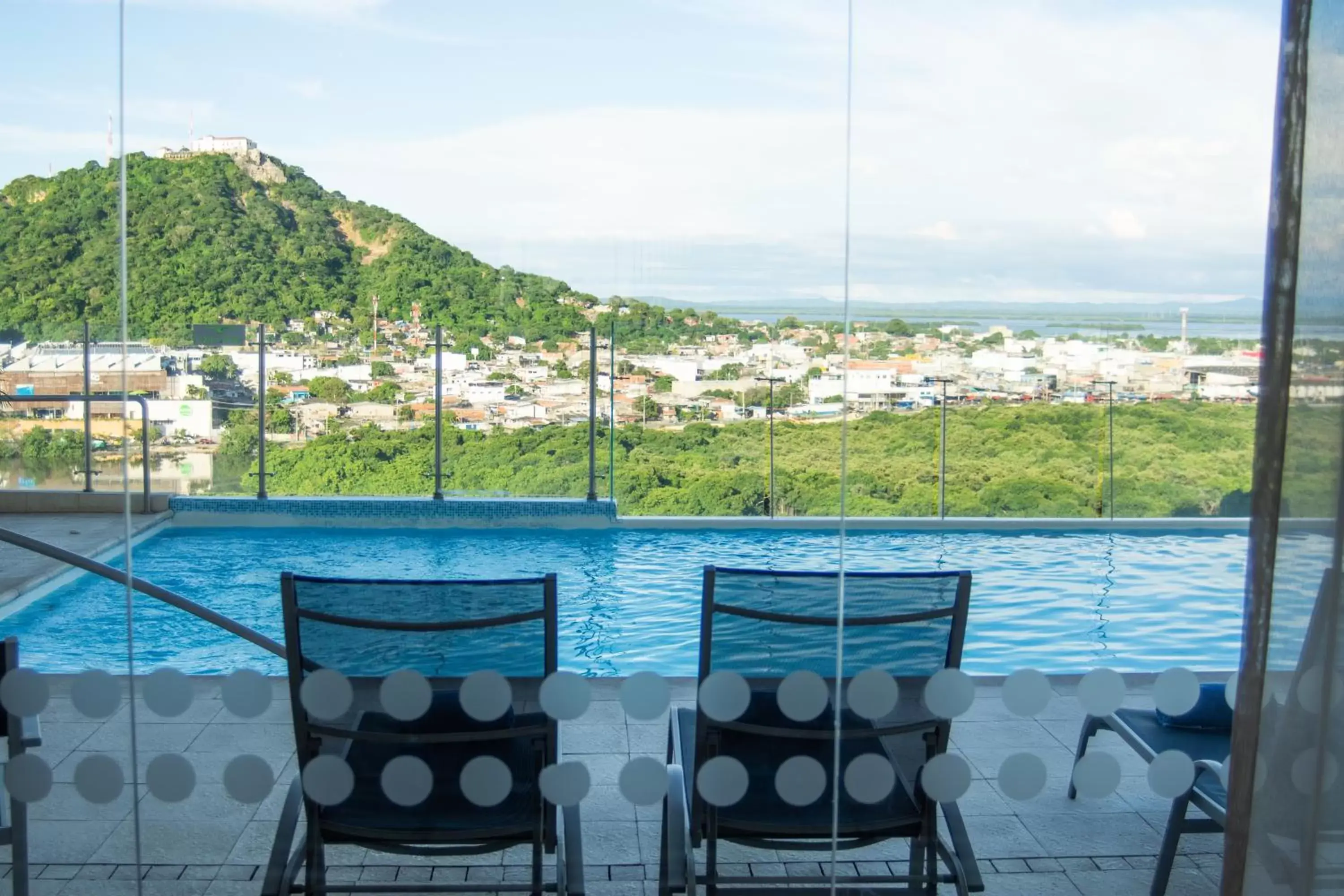 Swimming pool in Holiday Inn Express Cartagena Manga, an IHG Hotel