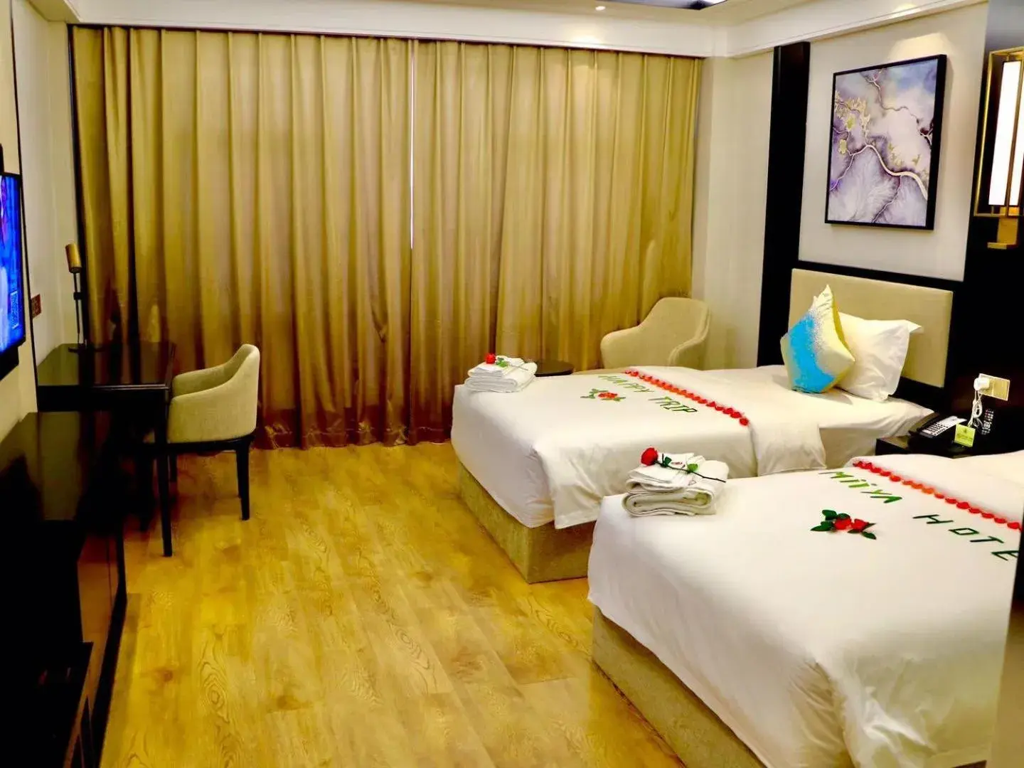 Bedroom, Bed in Le Chen Miiya Hotel