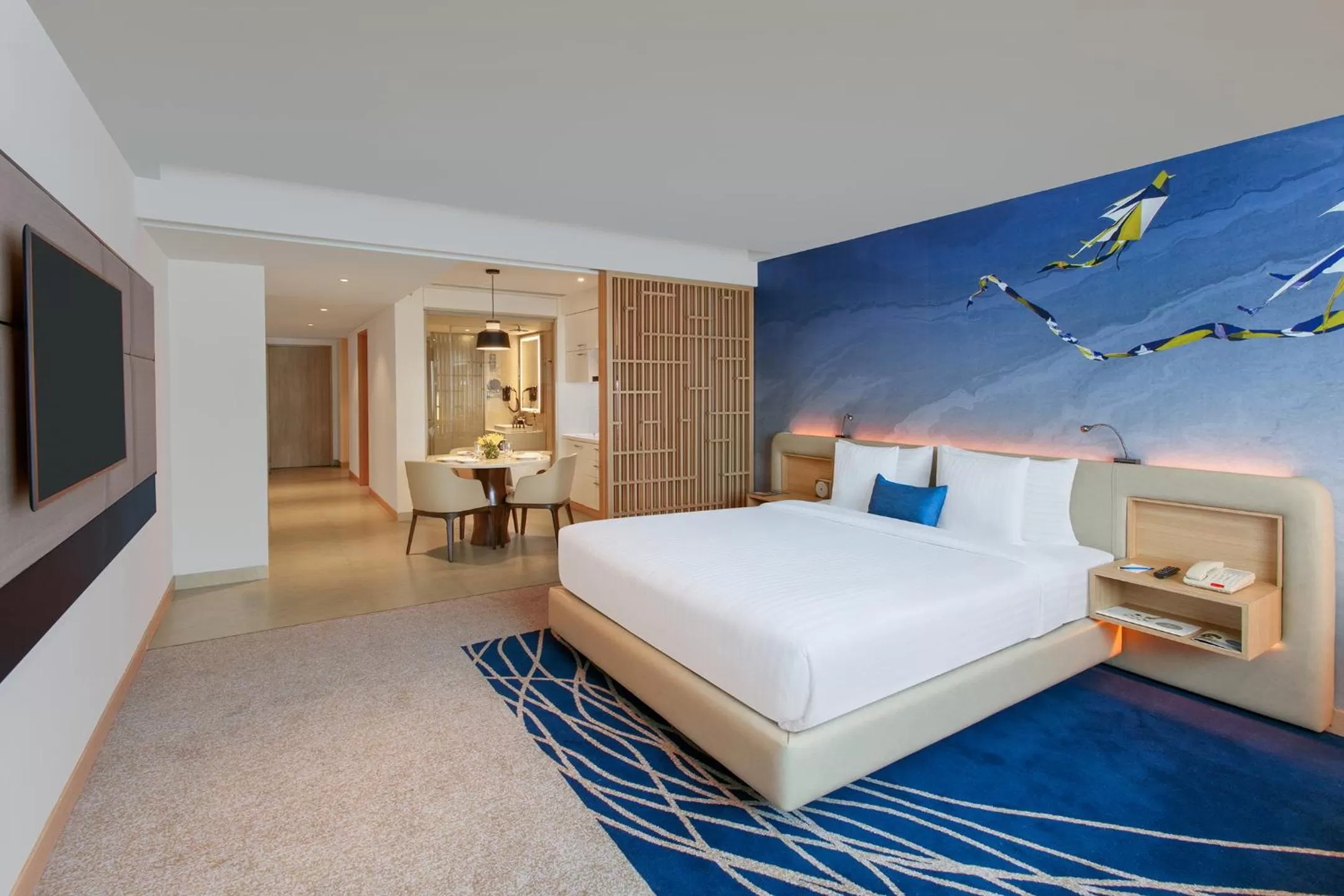 Photo of the whole room, Bed in Novotel Ahmedabad