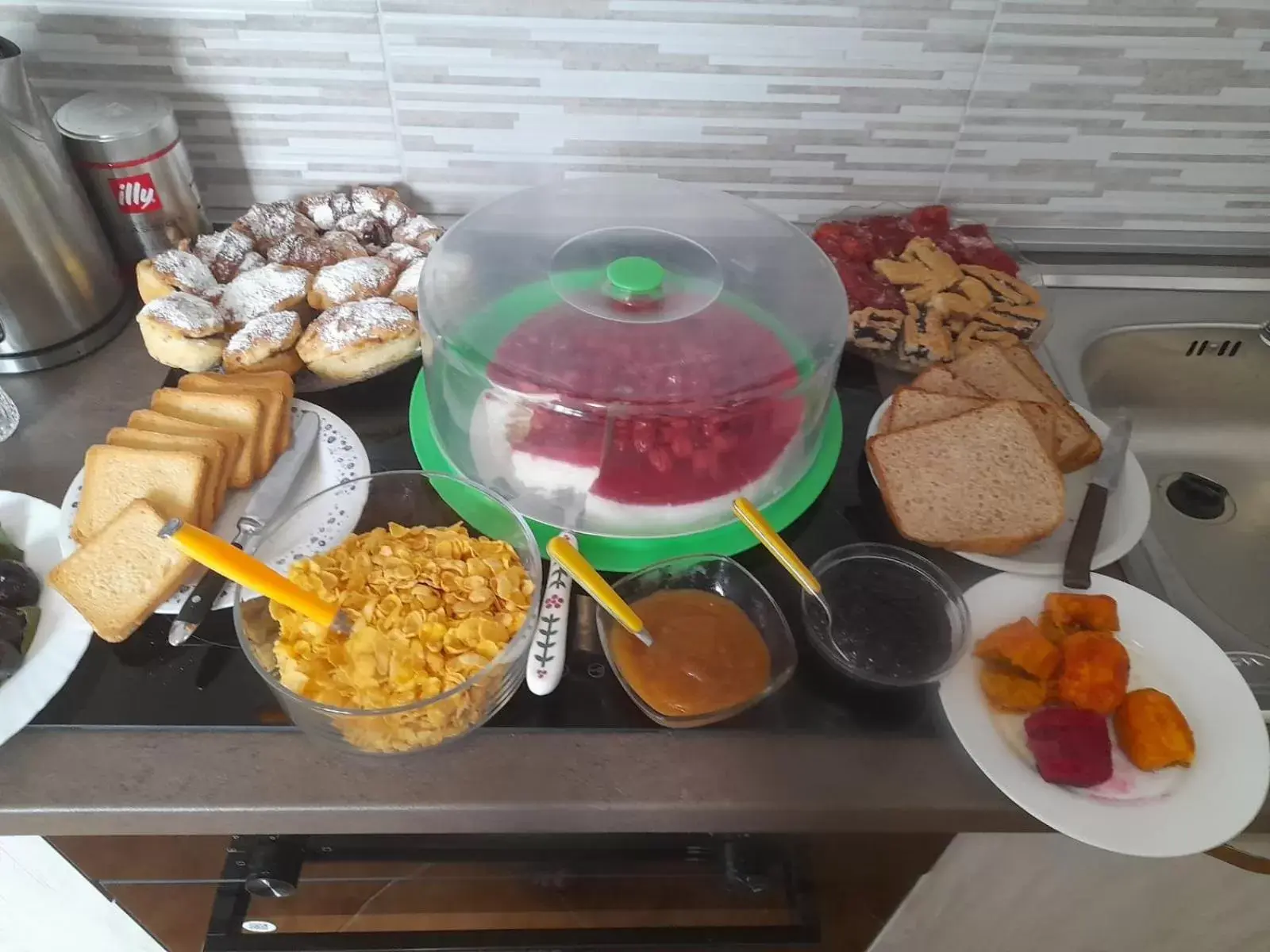 Breakfast, Food in Monte Cuccu Bed & Breakfast