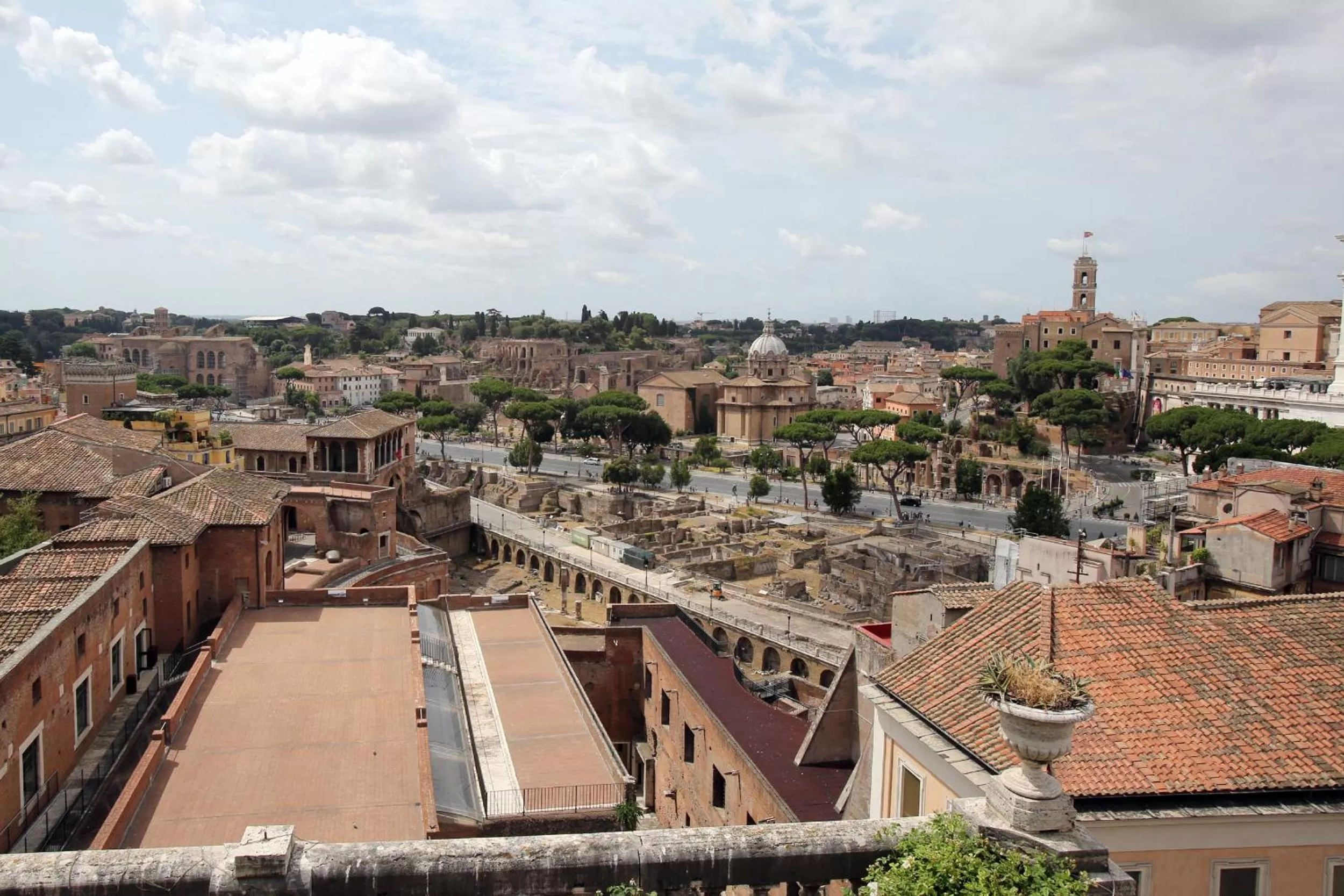 City view in Hotel Traiano