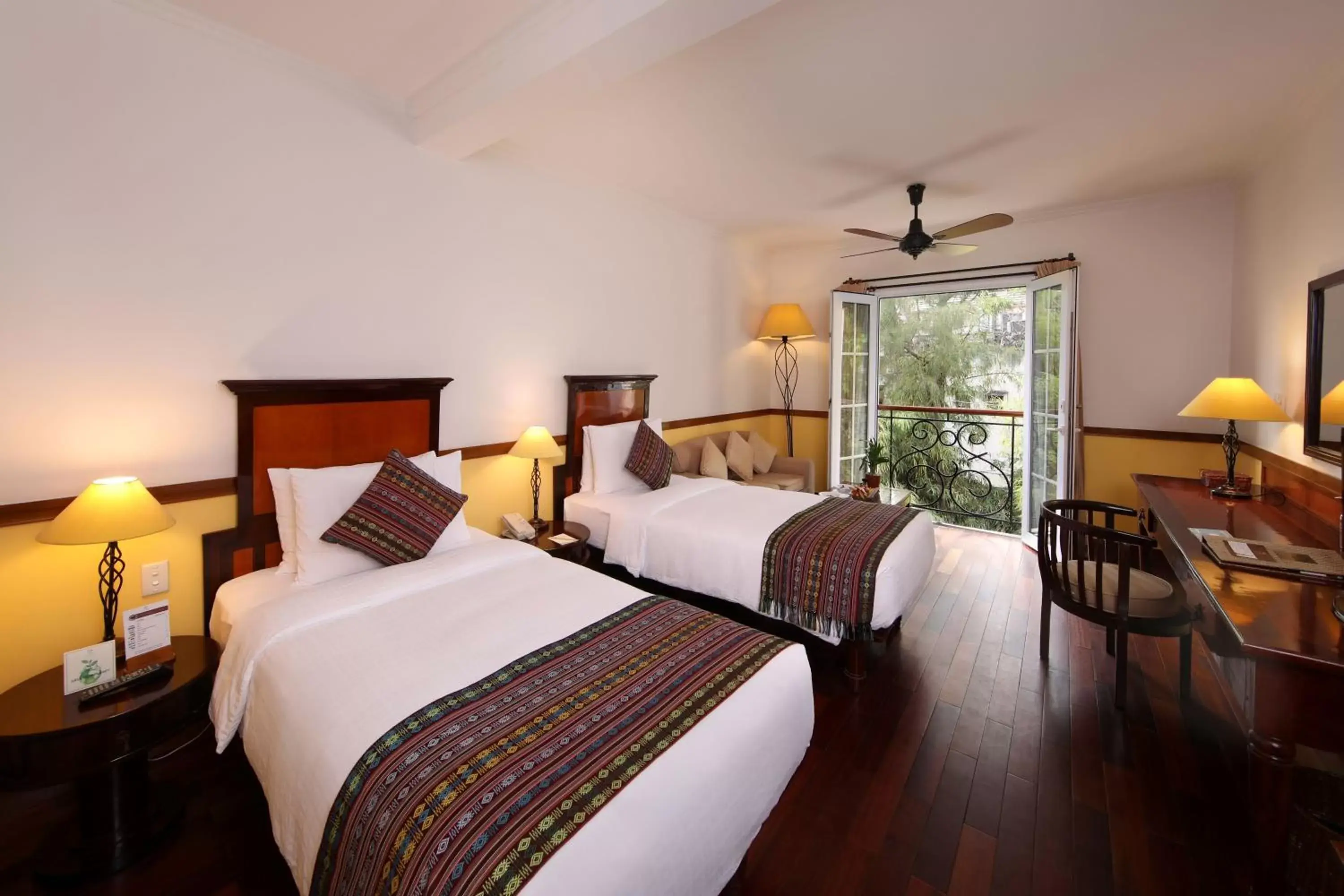 Bed in Victoria Can Tho Resort Bed in Victoria Can Tho Resort