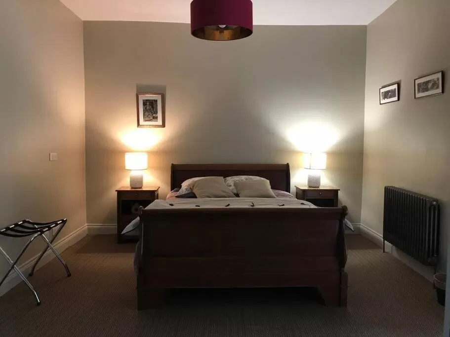 Bed in Château de Bataillé