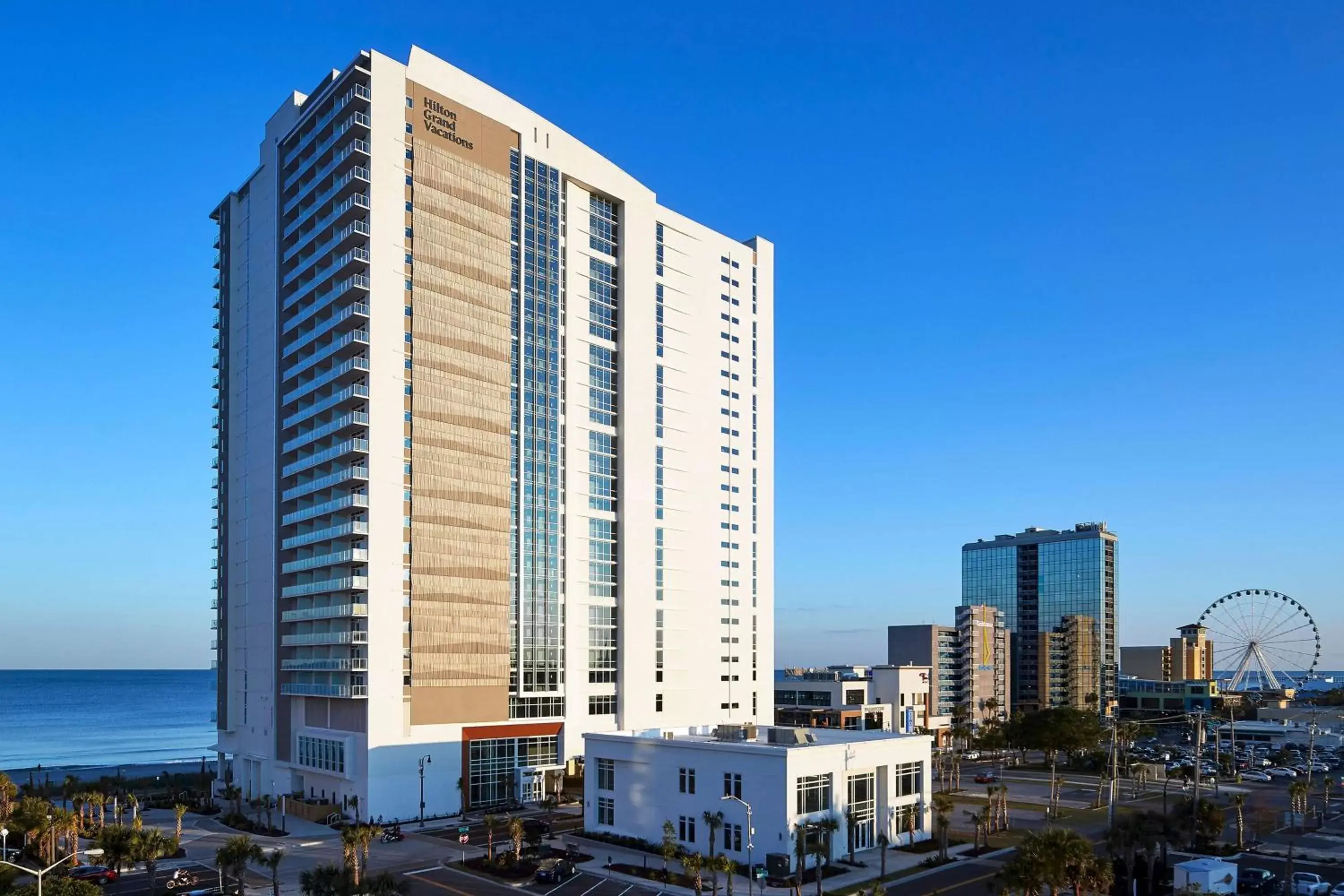 Property building in Hilton Grand Vacations Club Ocean Enclave Myrtle Beach Property building in Hilton Grand Vacations Club Ocean Enclave Myrtle Beach