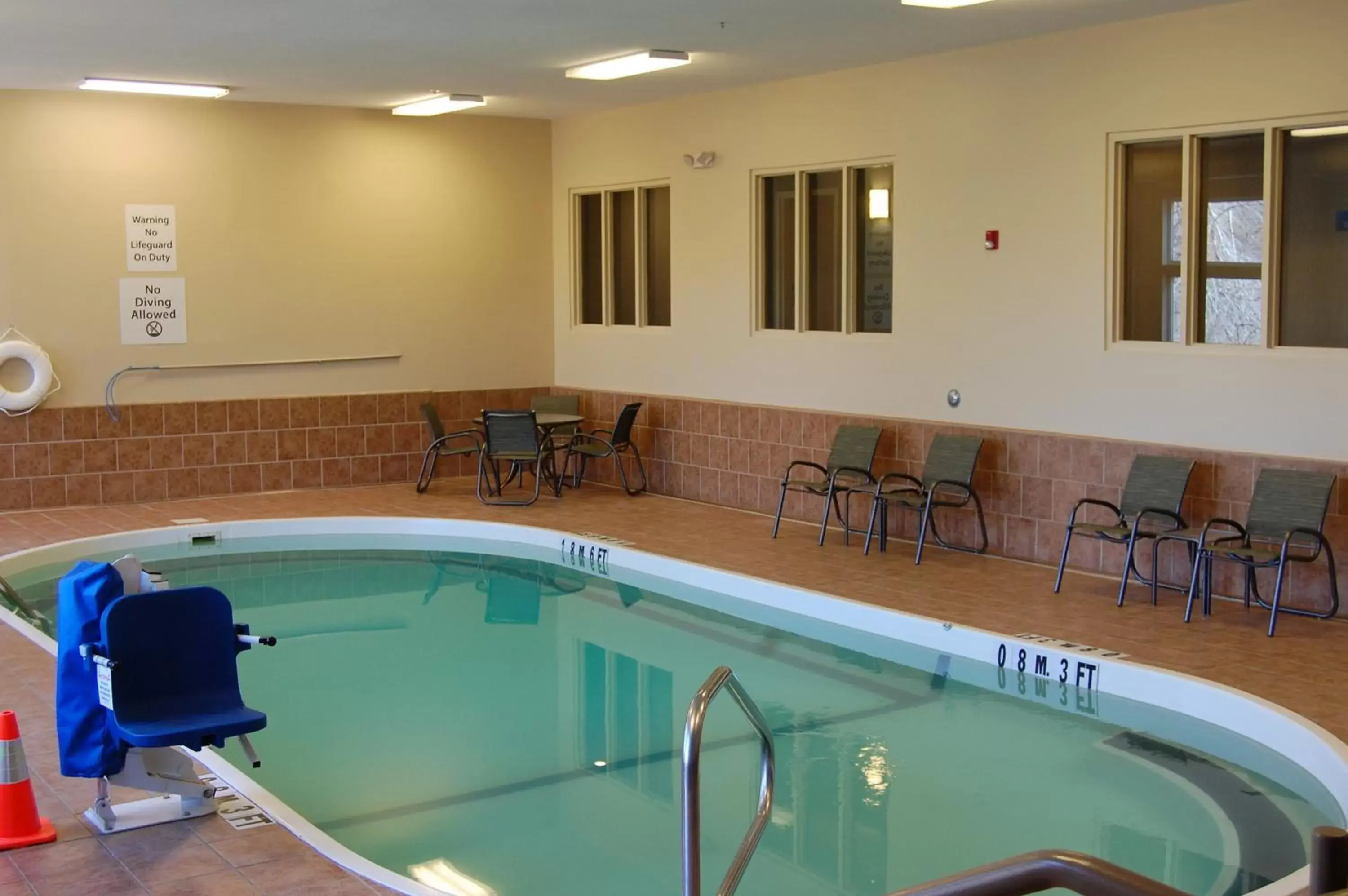 Decorative detail, Swimming Pool in Holiday Inn Express - Ludlow - Chicopee Area, an IHG Hotel