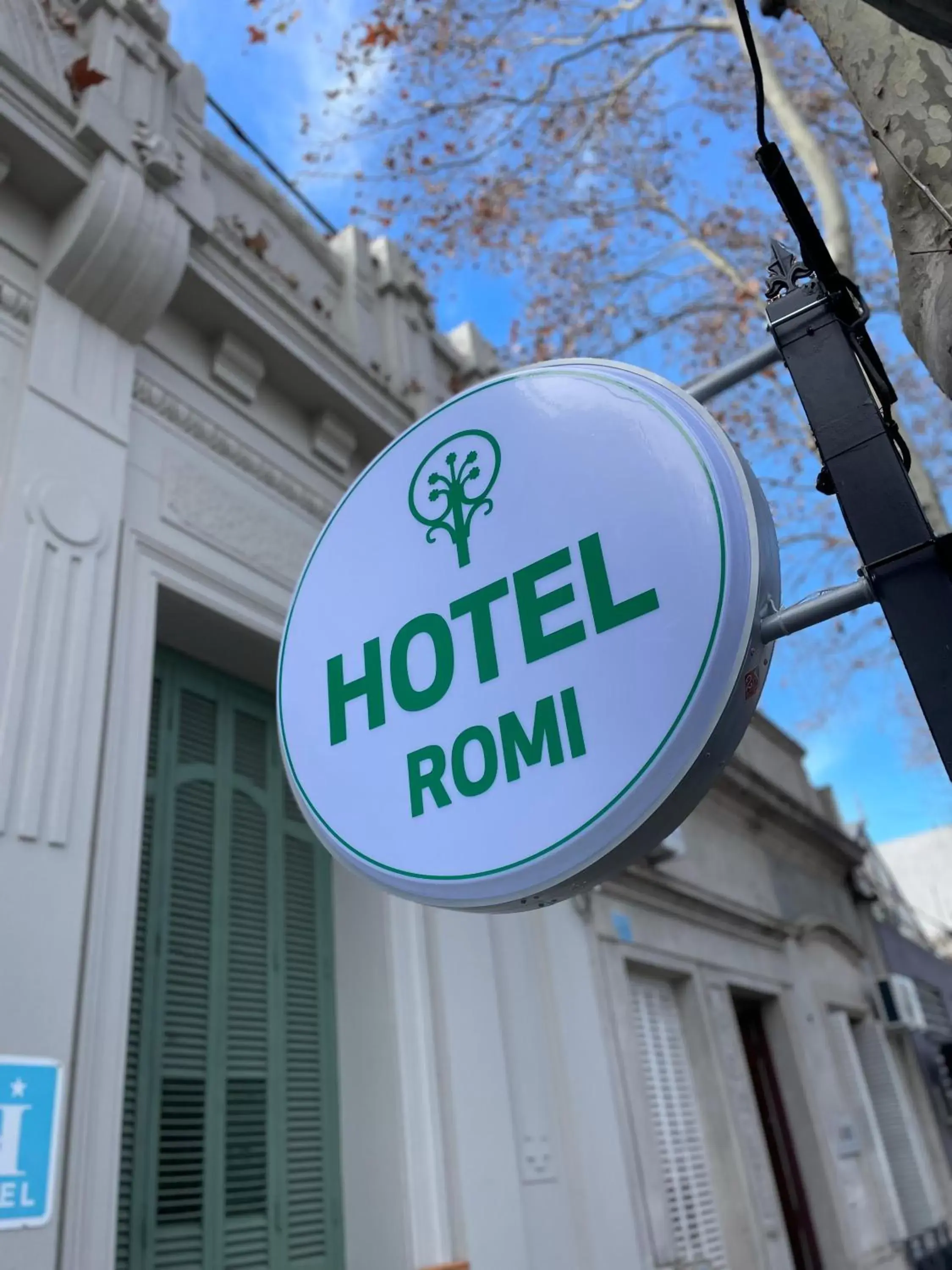 Property Logo/Sign in Hotel Romi