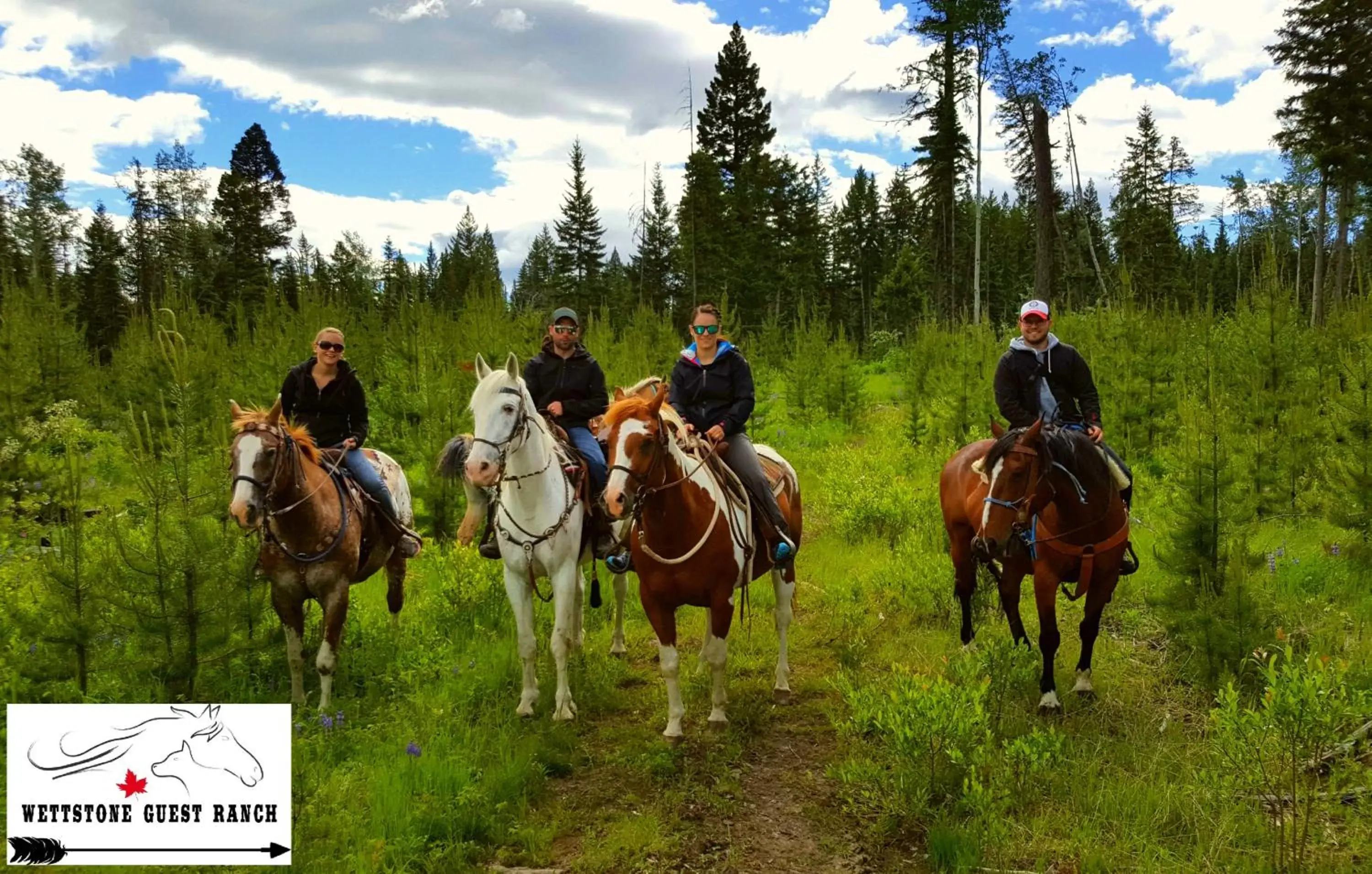 Horse-riding, Horseback Riding in Wettstone Guest Ranch