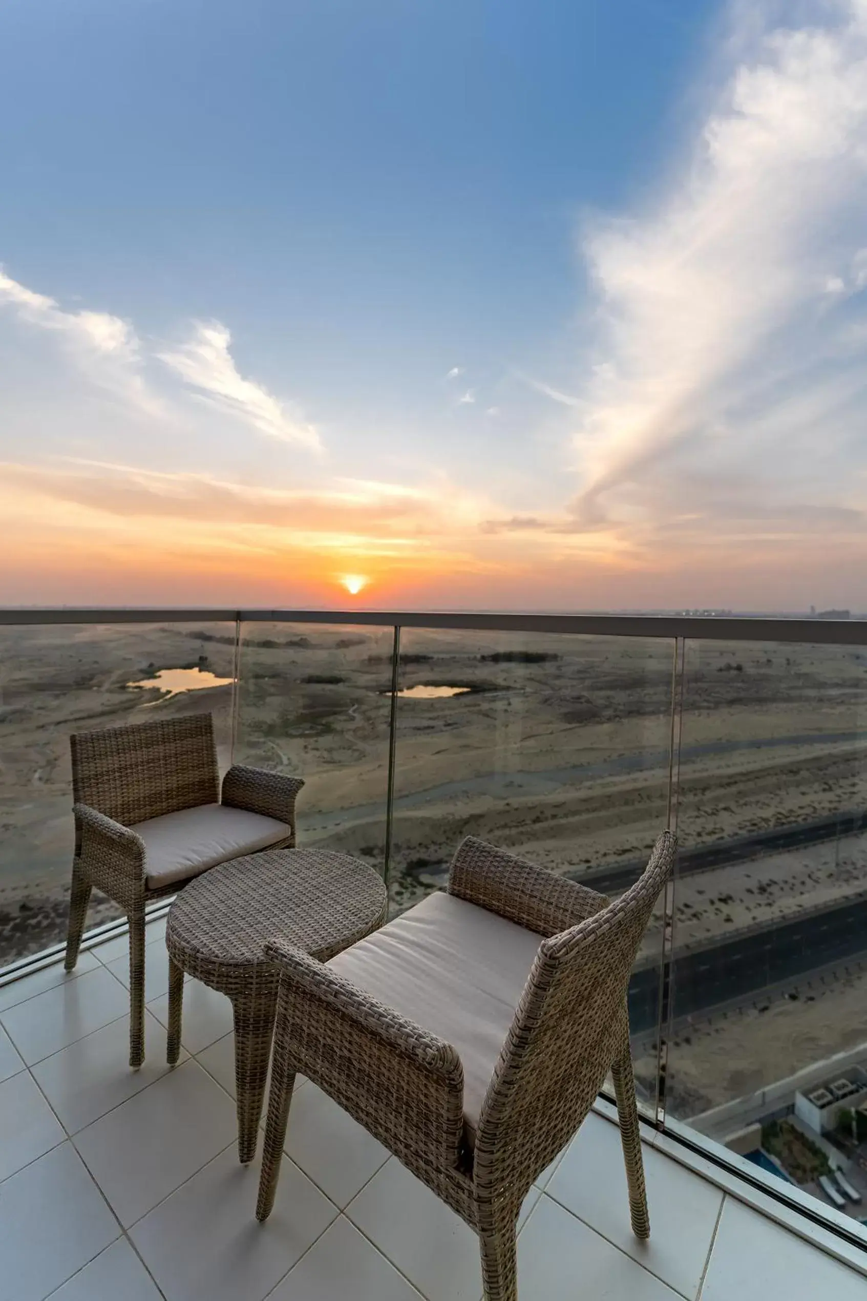View (from property/room), Sunrise/Sunset in Radisson Dubai Damac Hills
