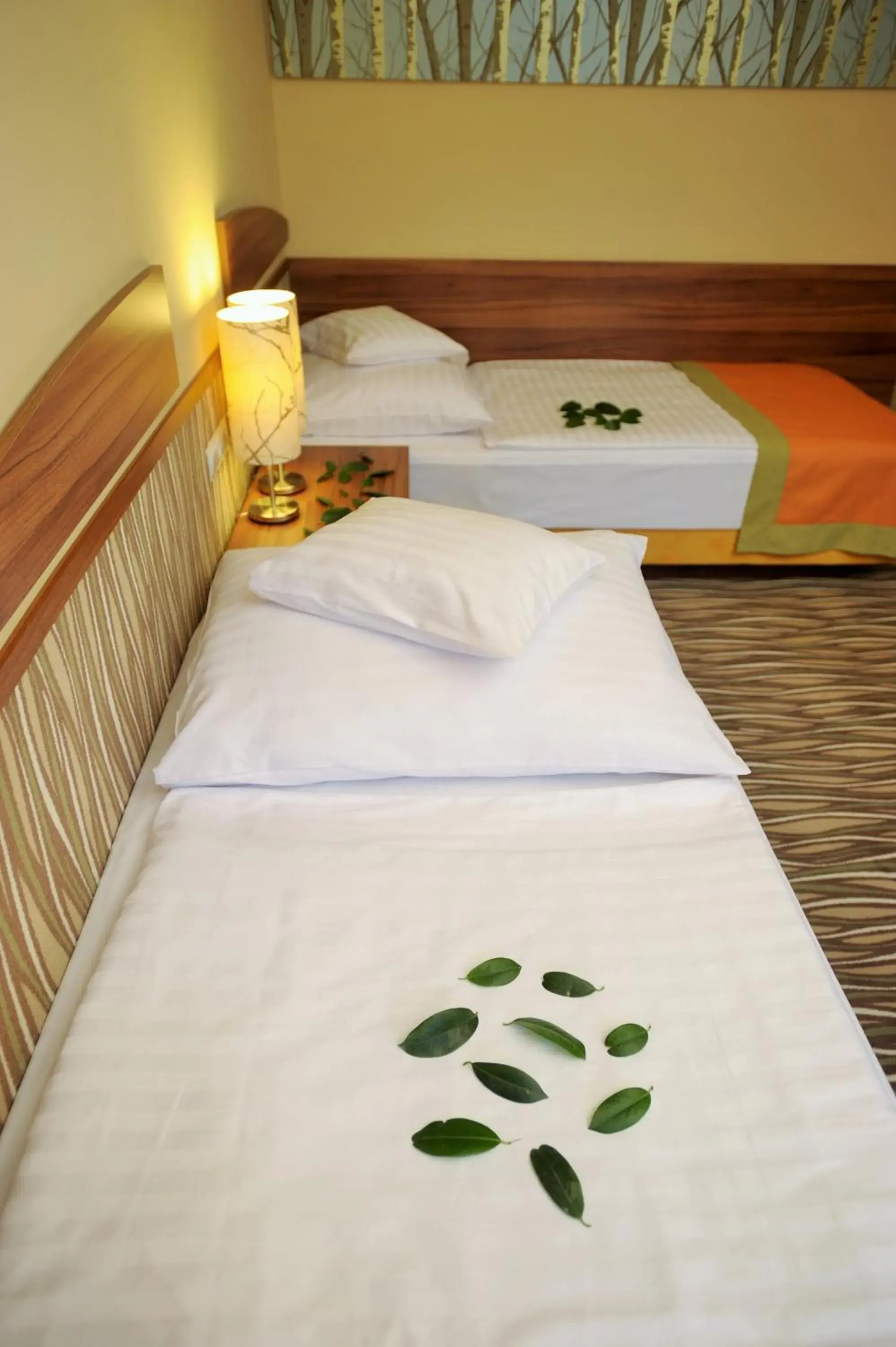 Shower, Bed in Park Hotel Gyula