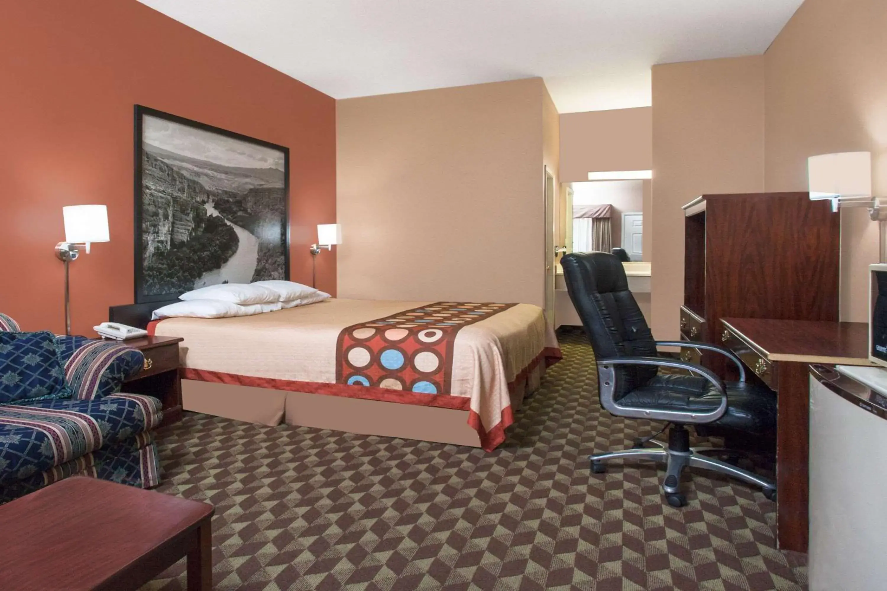 Photo of the whole room in Super 8 by Wyndham Bastrop TX