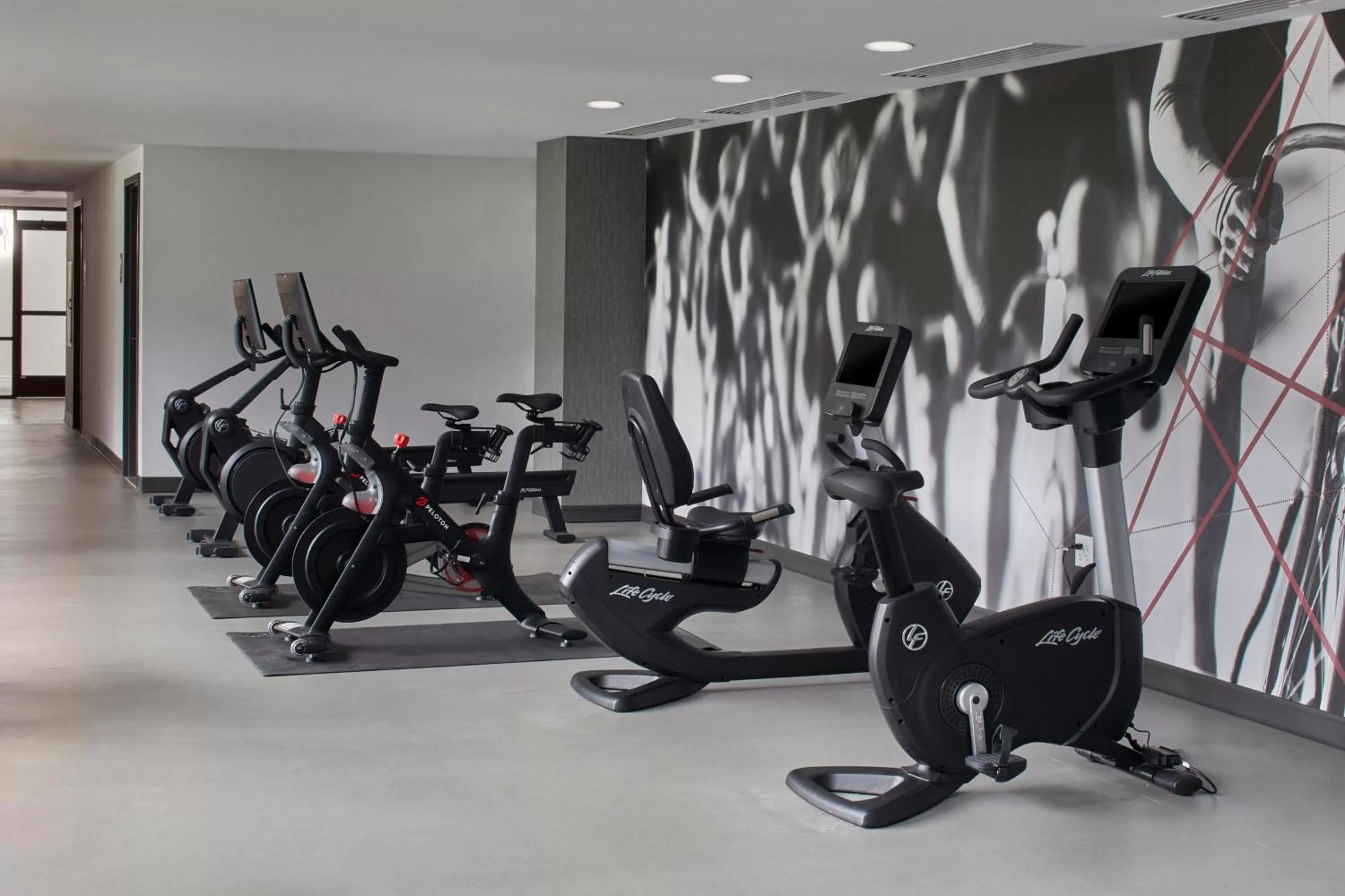 Fitness centre/facilities in Ann Arbor Marriott Ypsilanti at Eagle Crest