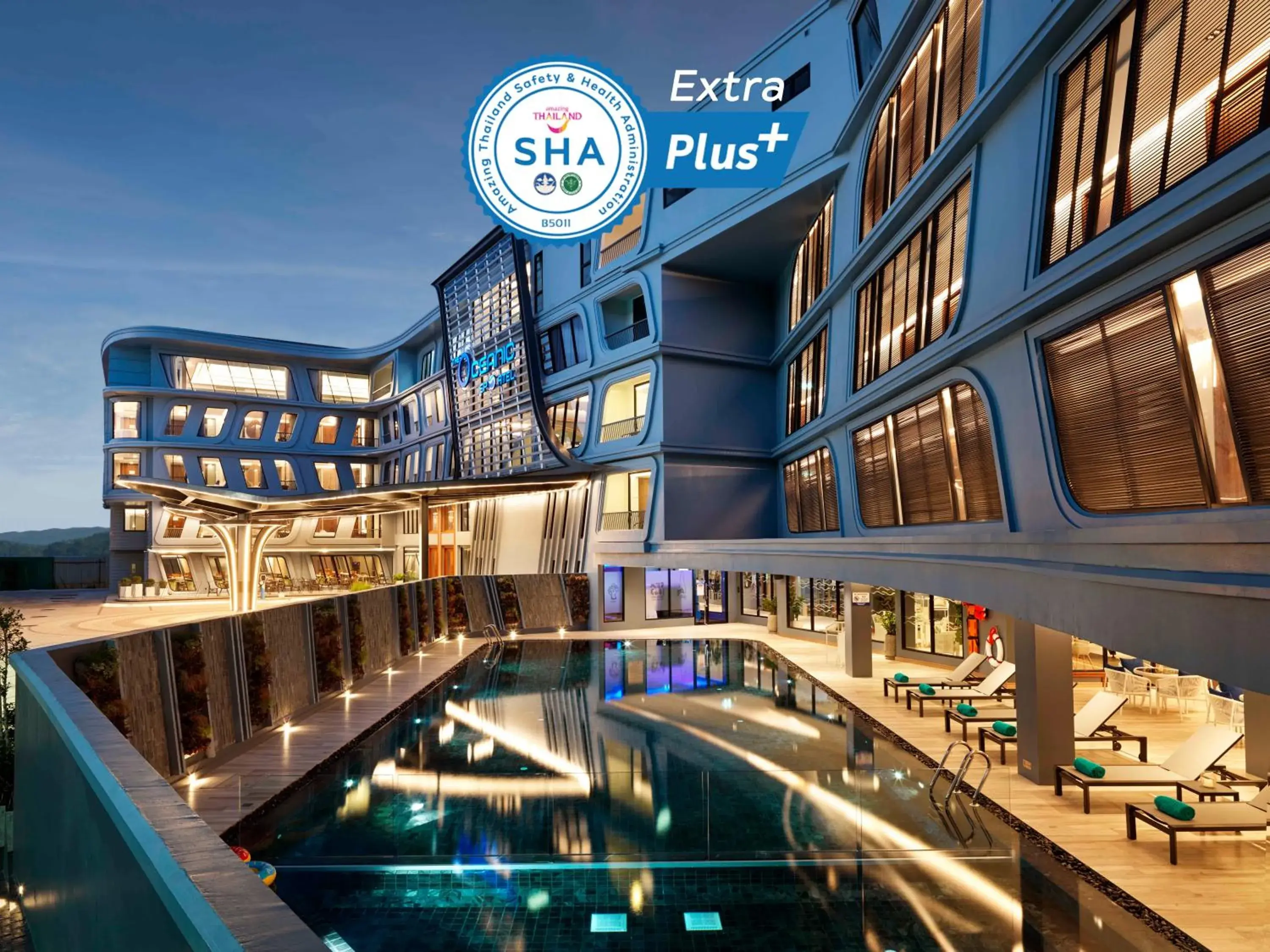 Property building in The Oceanic Sportel Phuket - SHA Extra Plus Property building in The Oceanic Sportel Phuket - SHA Extra Plus