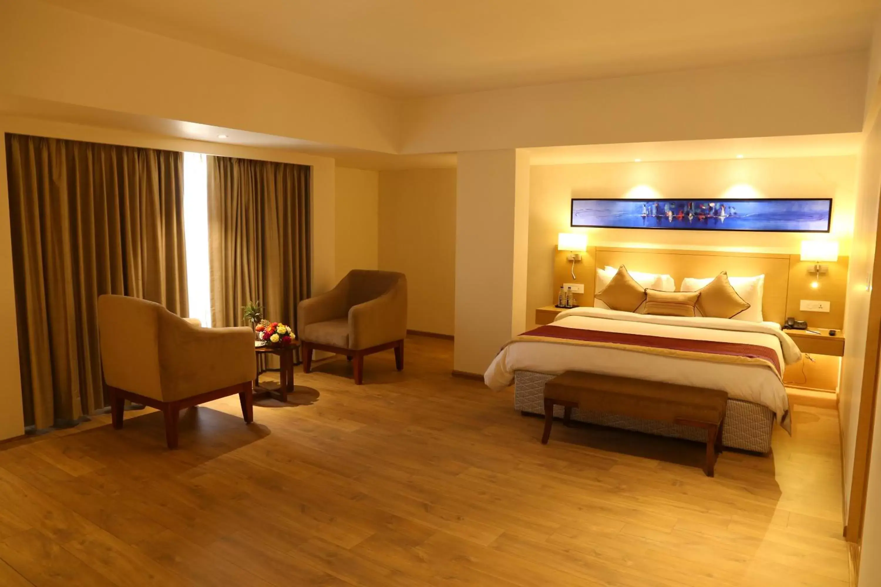 Bedroom in Sarovar Portico Rivera Ahmedabad