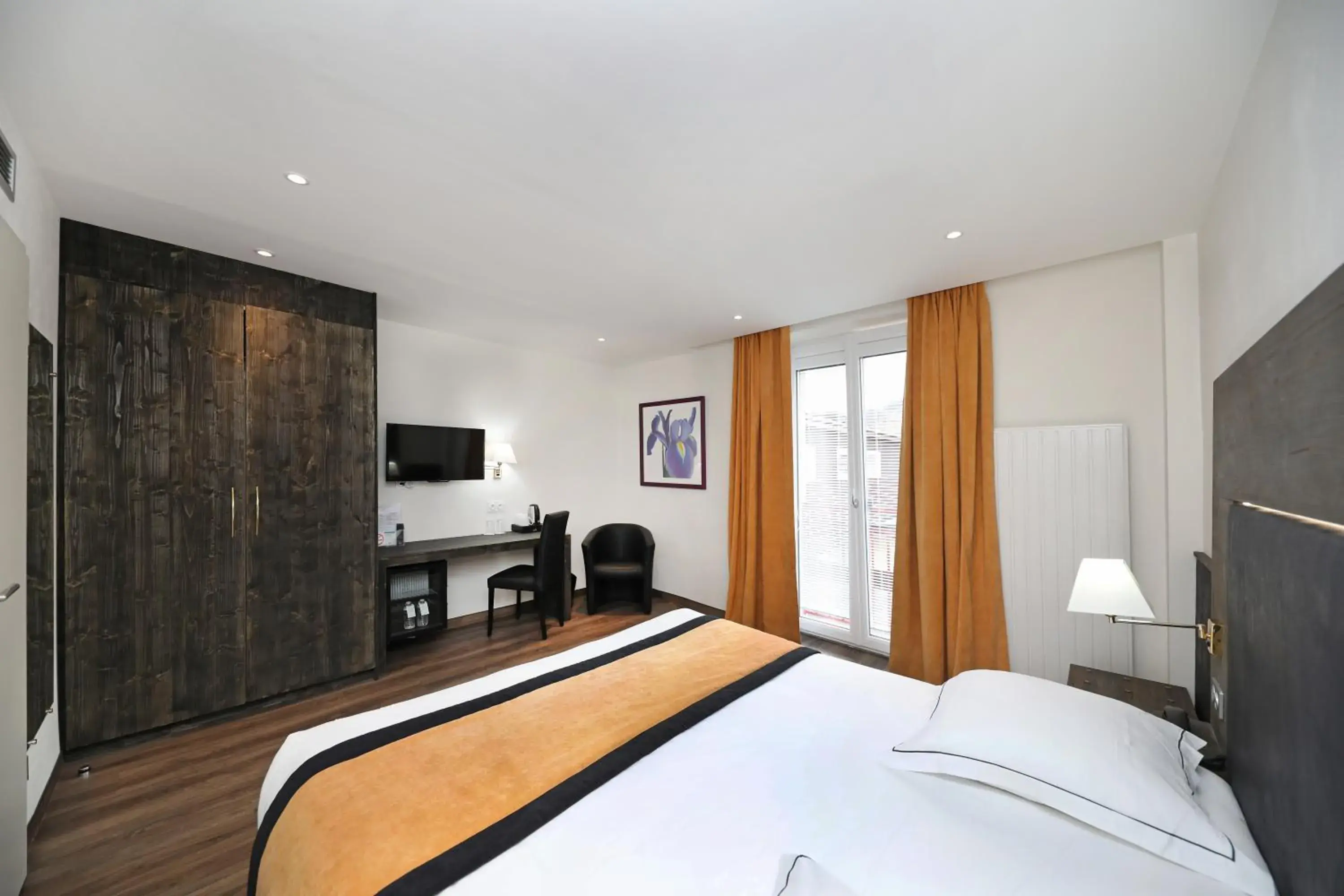 Bed in Hotel de la Jamagne & Spa