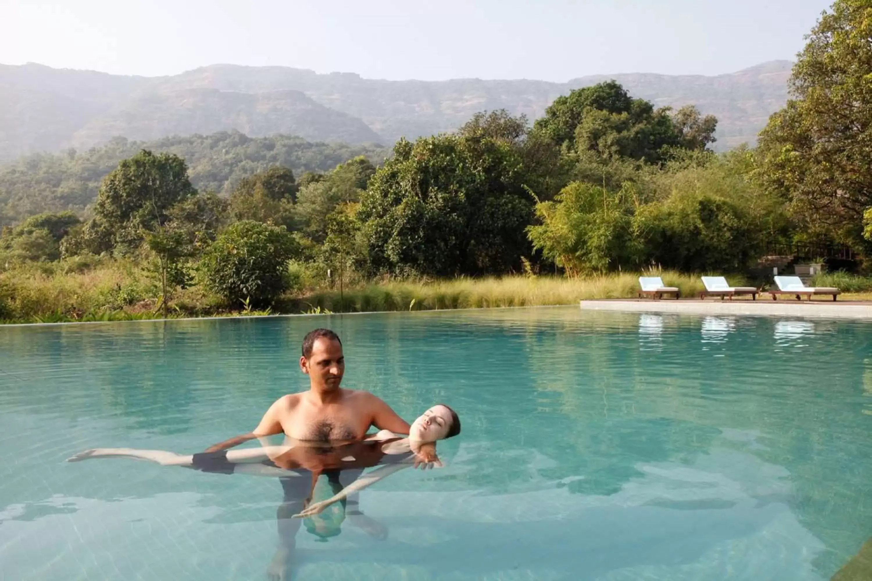 Pool view, Swimming Pool in Hilton Shillim Estate Retreat and Spa