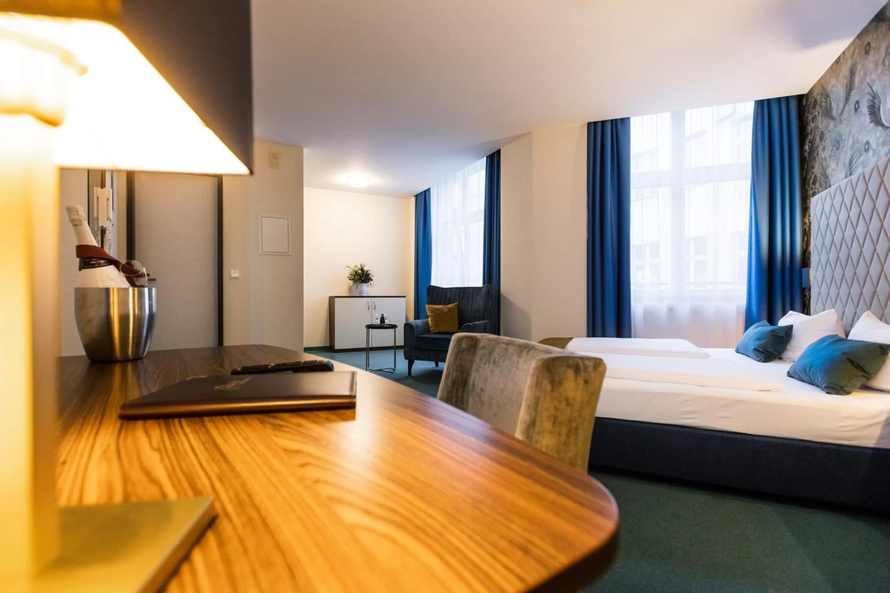 Bed in Royal International Leipzig