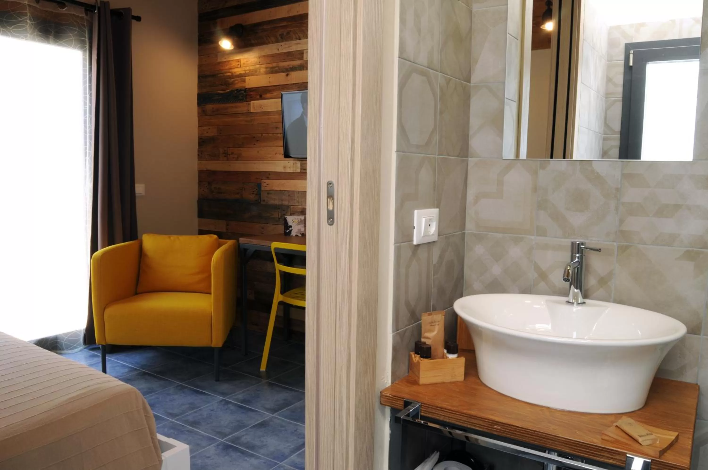 Bedroom in TerraSole Bakery B&B