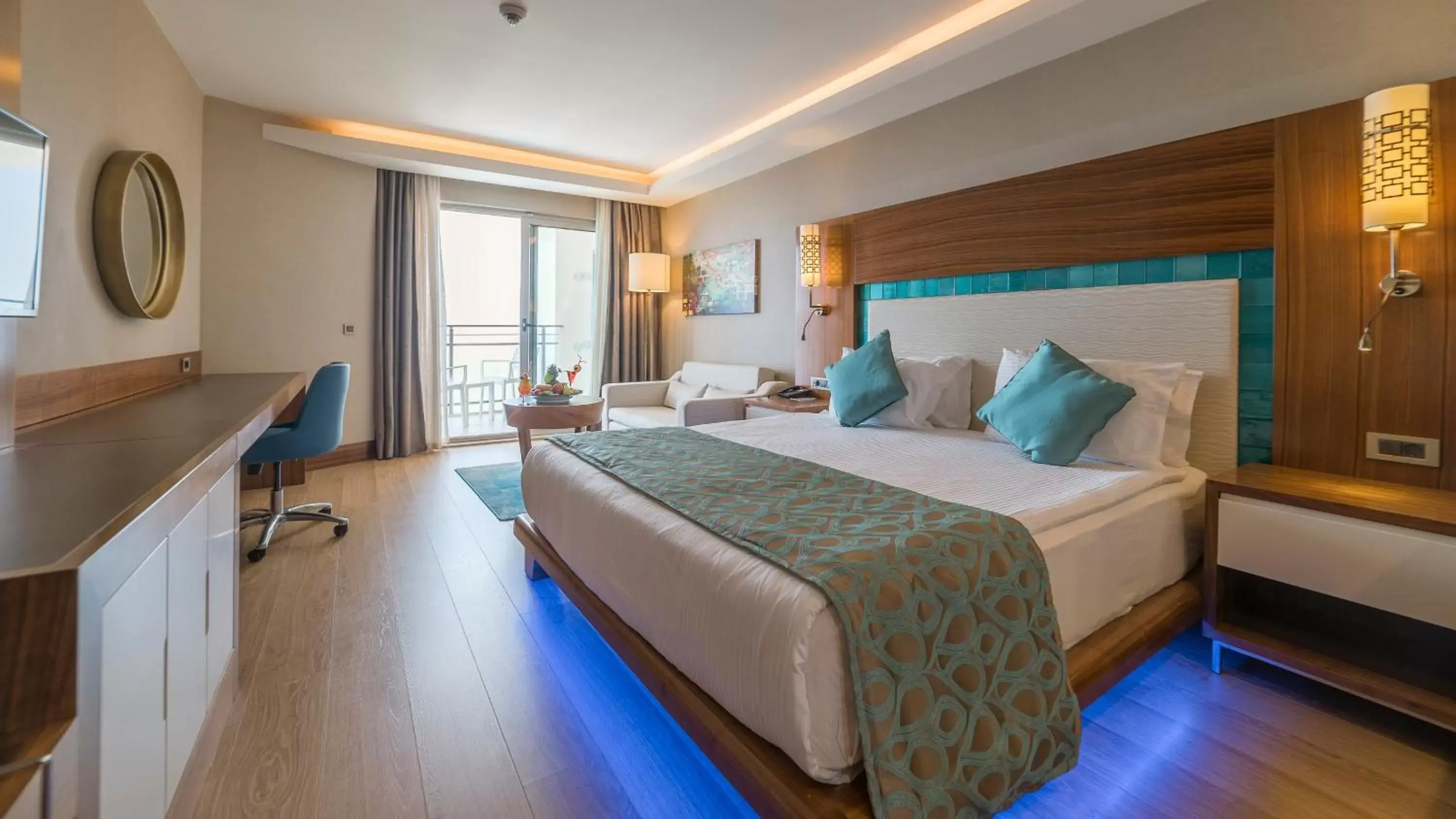 Bed in Ramada Resort Kusadasi & Golf