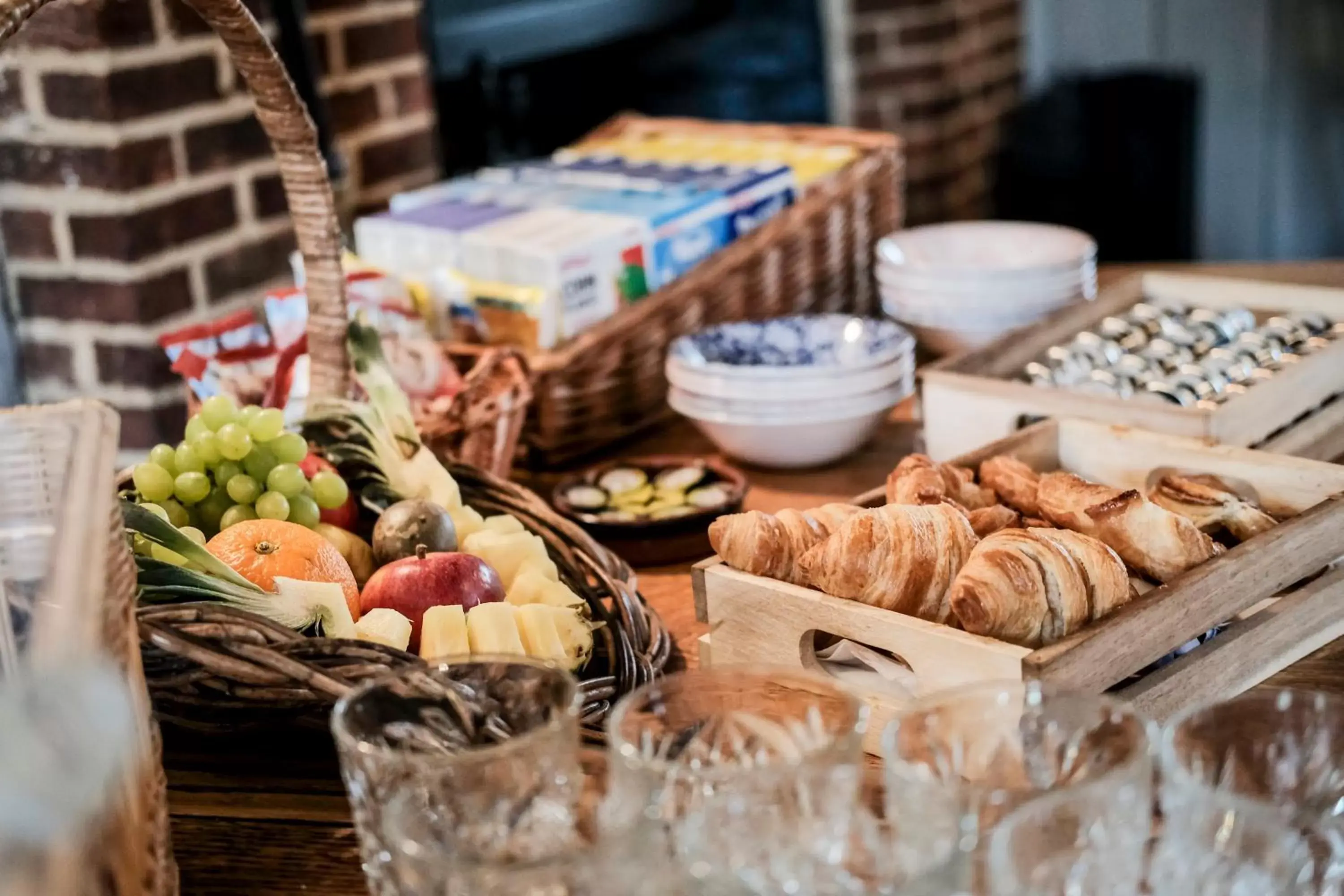 Continental breakfast in The Crown Inn