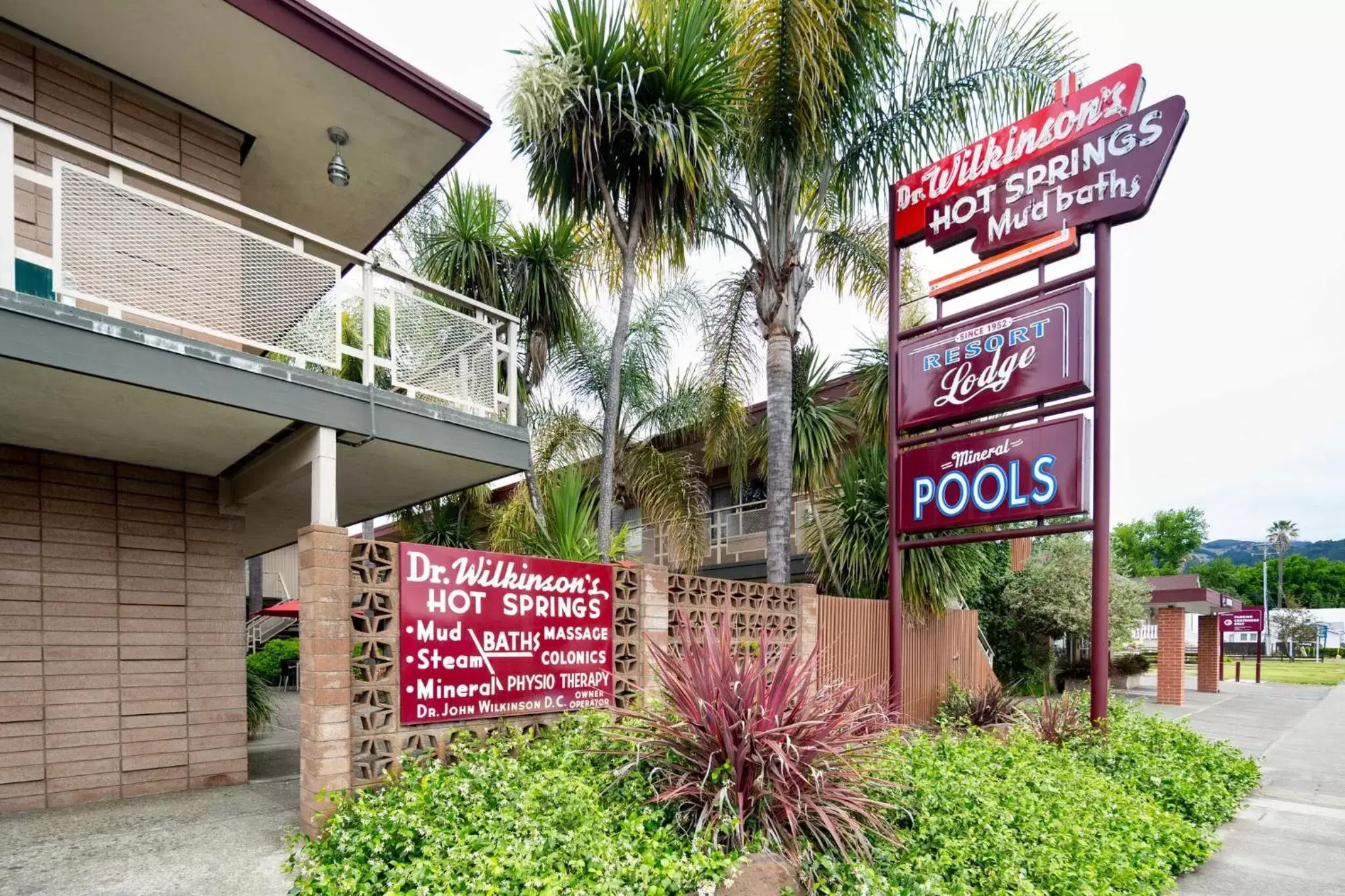 Property building, Property Logo/Sign in Dr Wilkinsons Backyard Resort and Mineral Springs a Member of Design Hotels