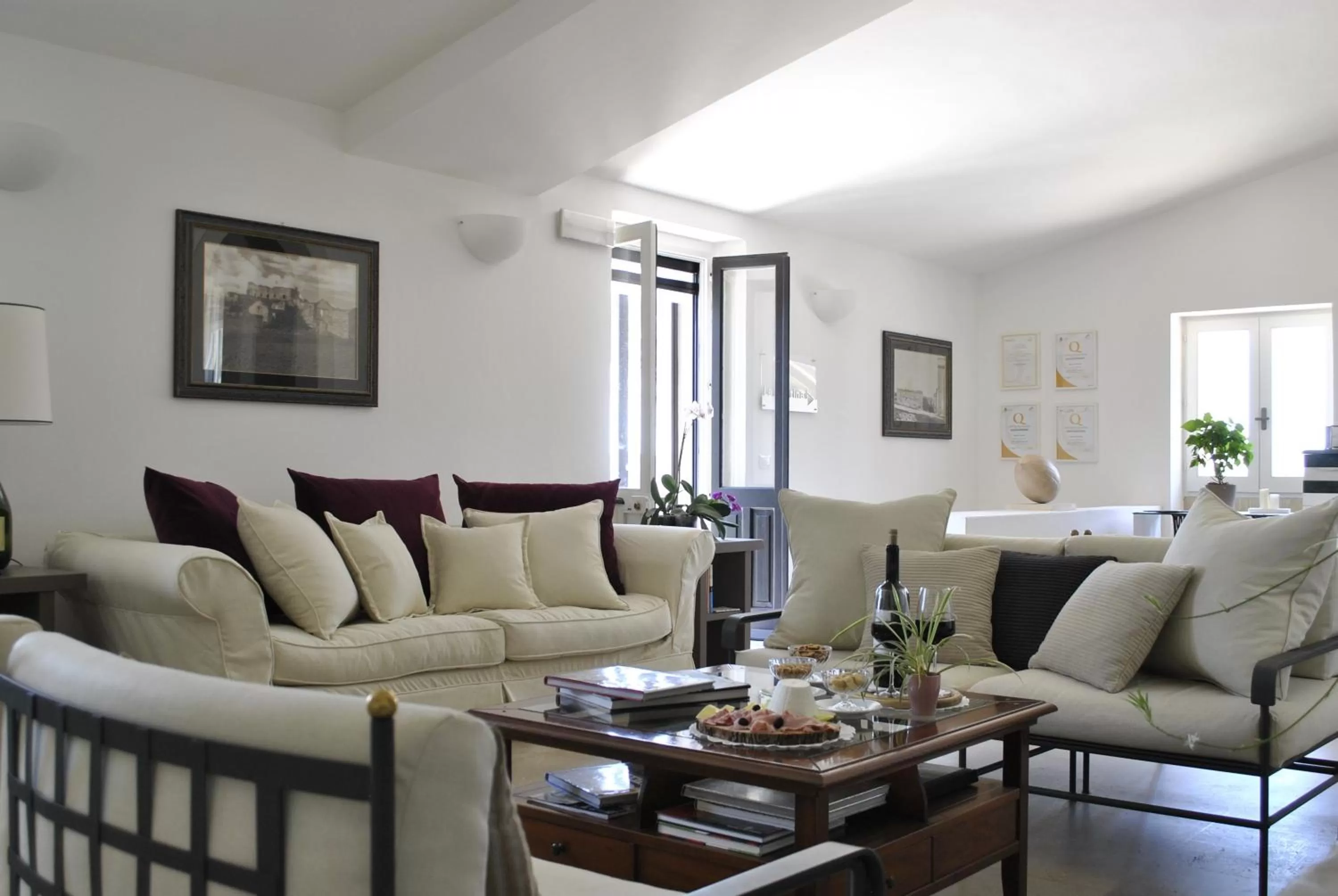 Lobby or reception in Masseria Panareo