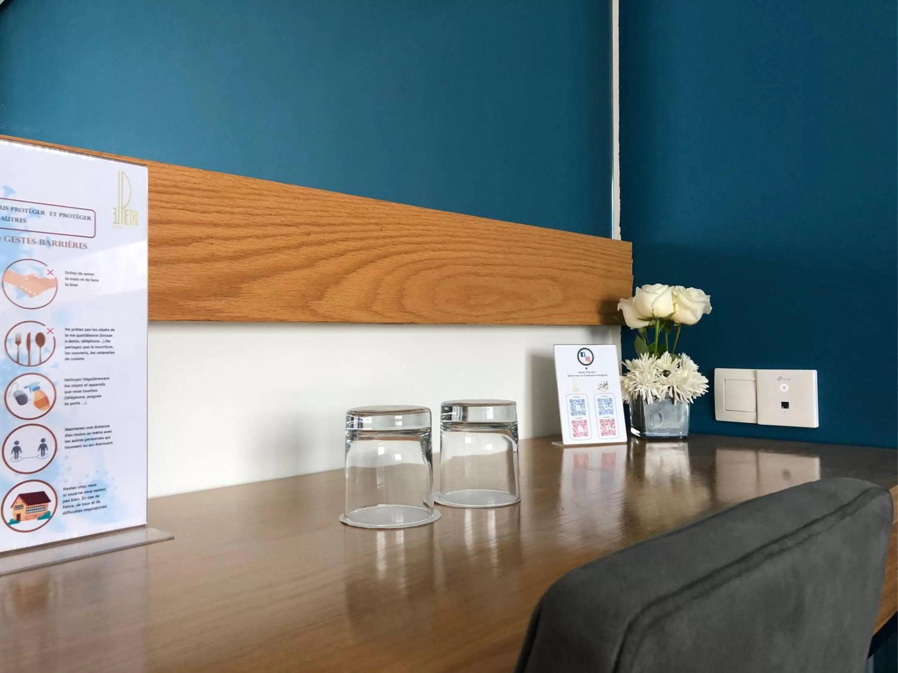 Seating area in Le Pietri Urban Hotel