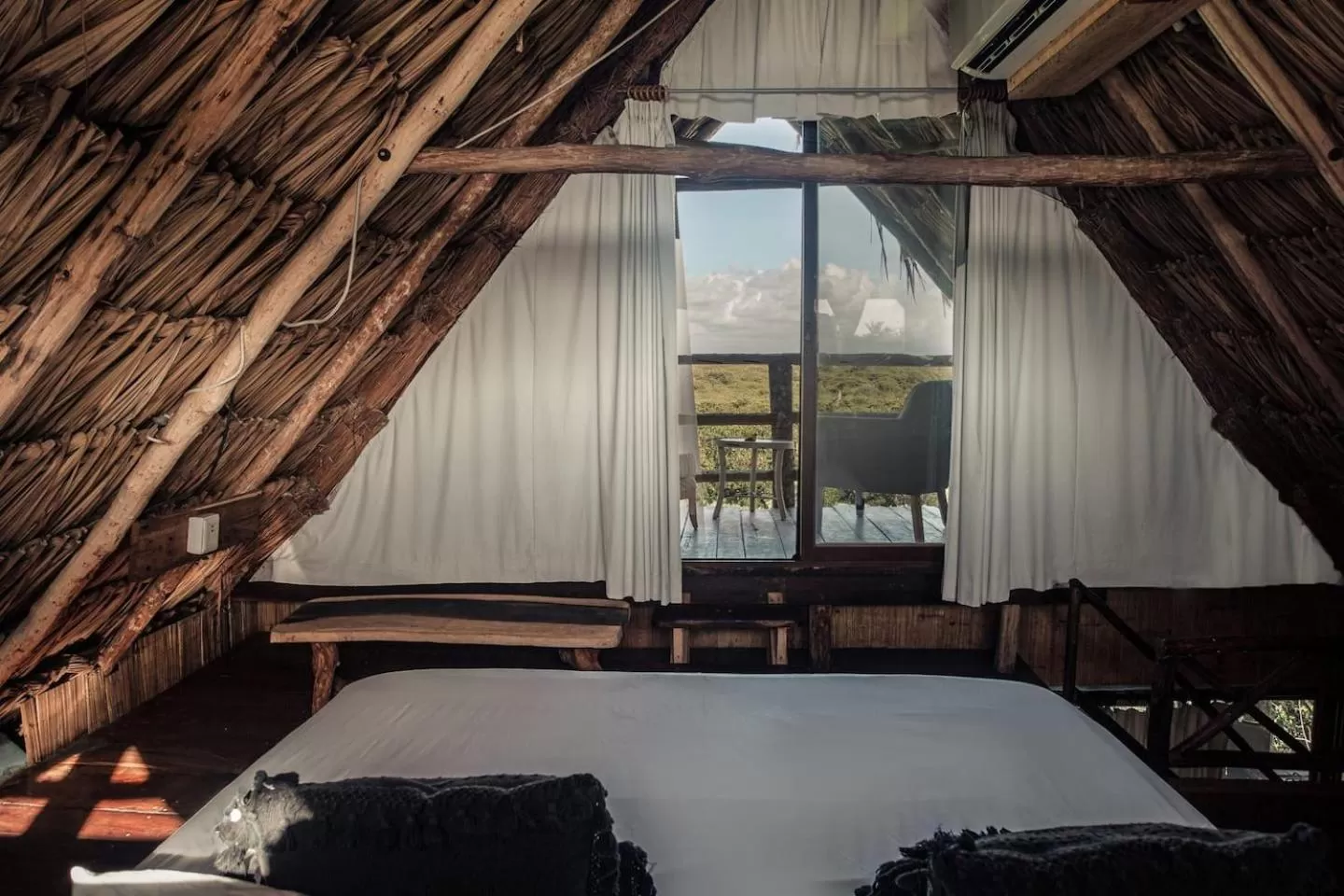 Bedroom in Hidden Treehouse Tulum Eco-Hotel