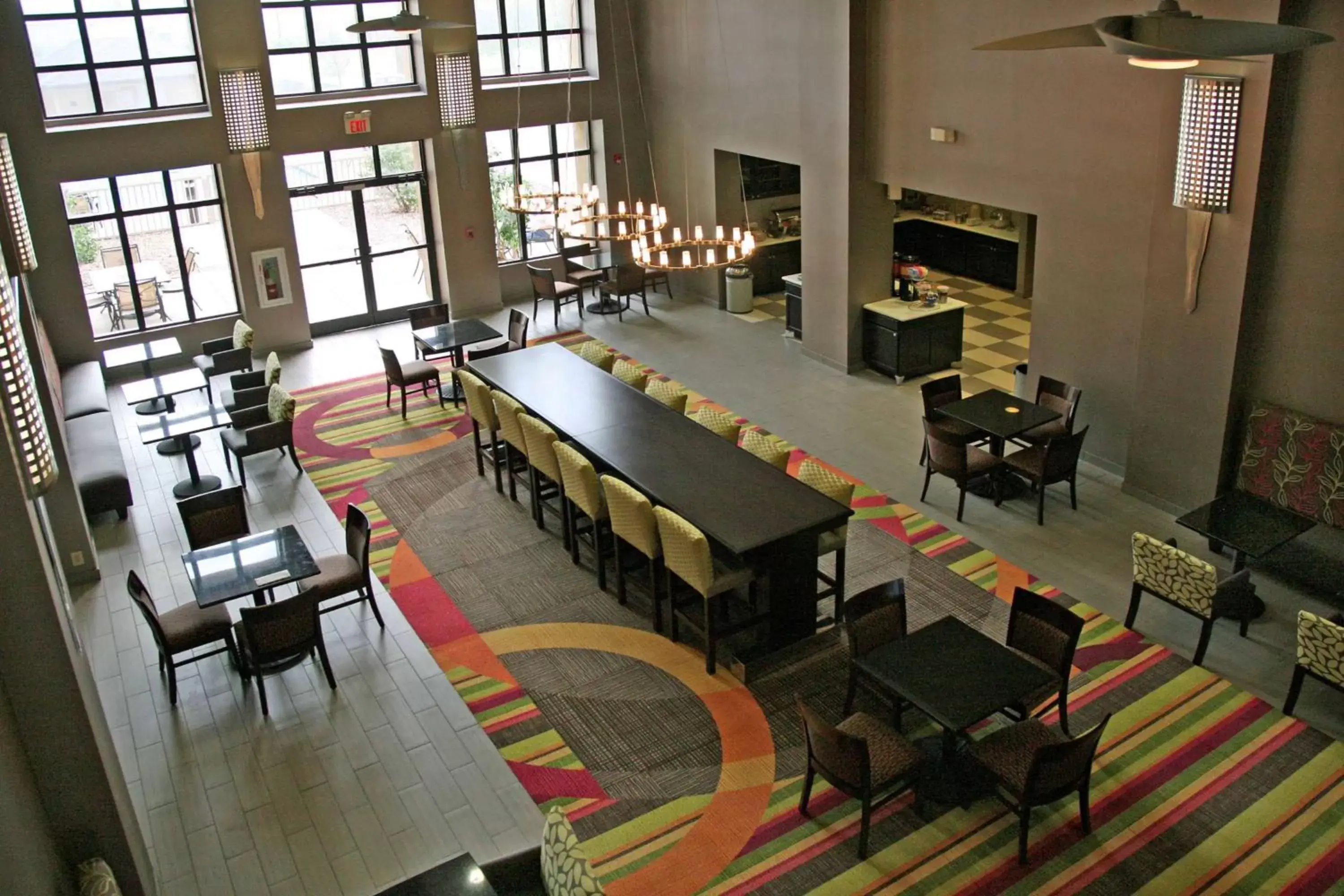 Lobby or reception, Restaurant/Places to Eat in Hampton Inn & Suites Tulsa-Woodland Hills