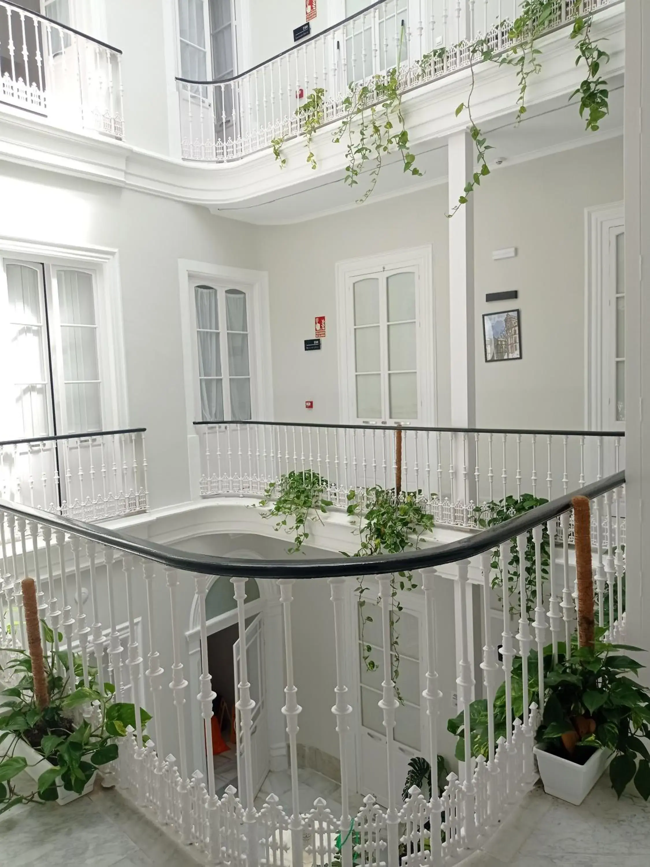 Patio, Banquet Facilities in Planeta Cadiz Hostel