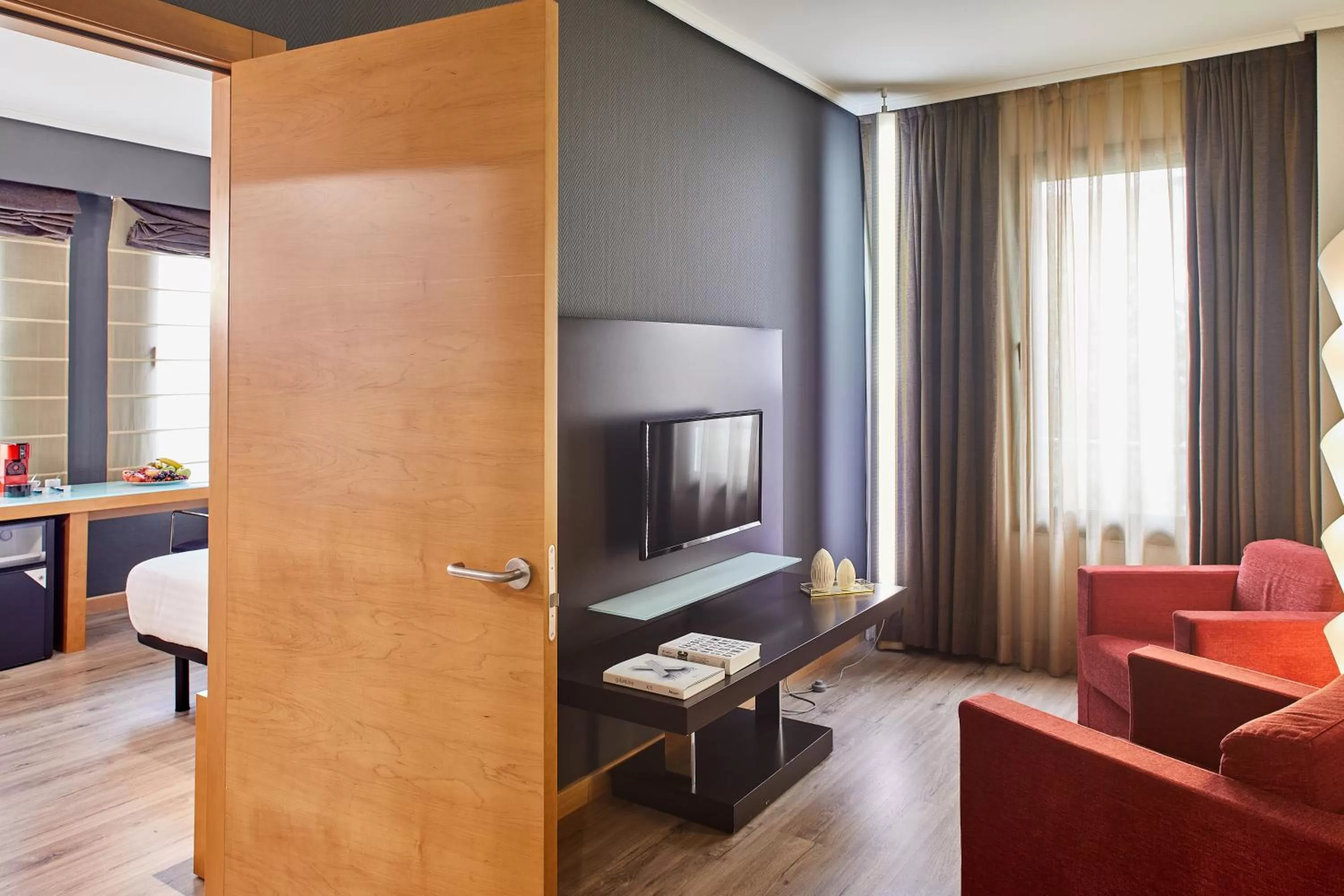 Decorative detail, Bed in Hotel Silken Indautxu