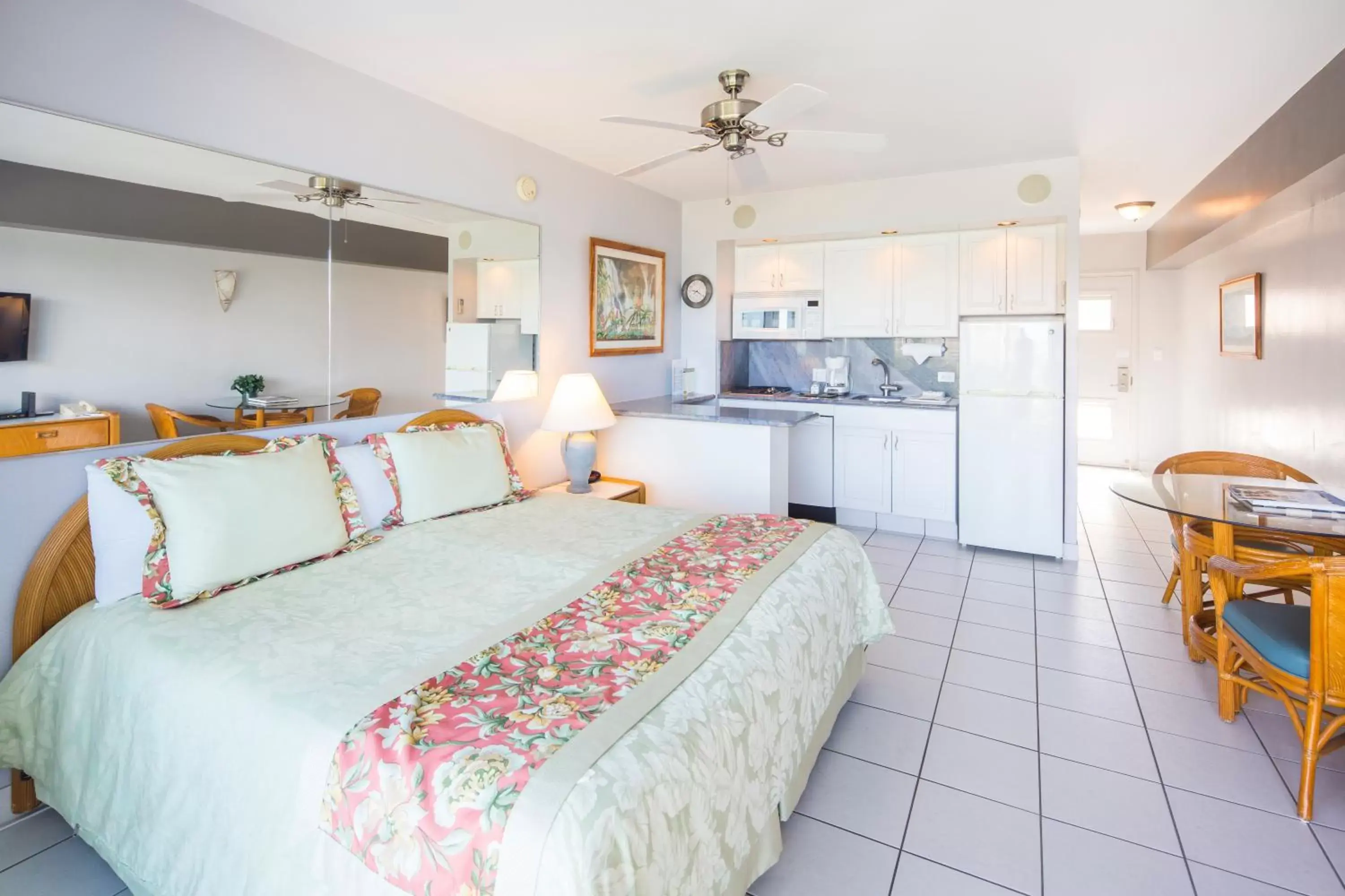 Bedroom in Castle Waikiki Shore Beachfront Condominiums