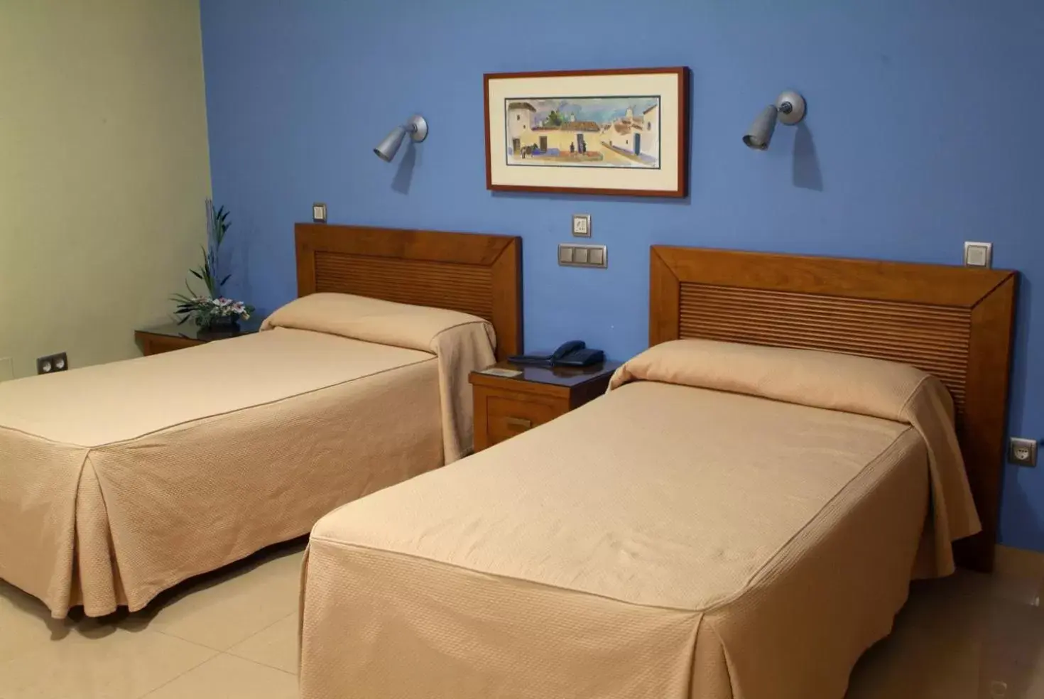 Bed in Hotel Menano