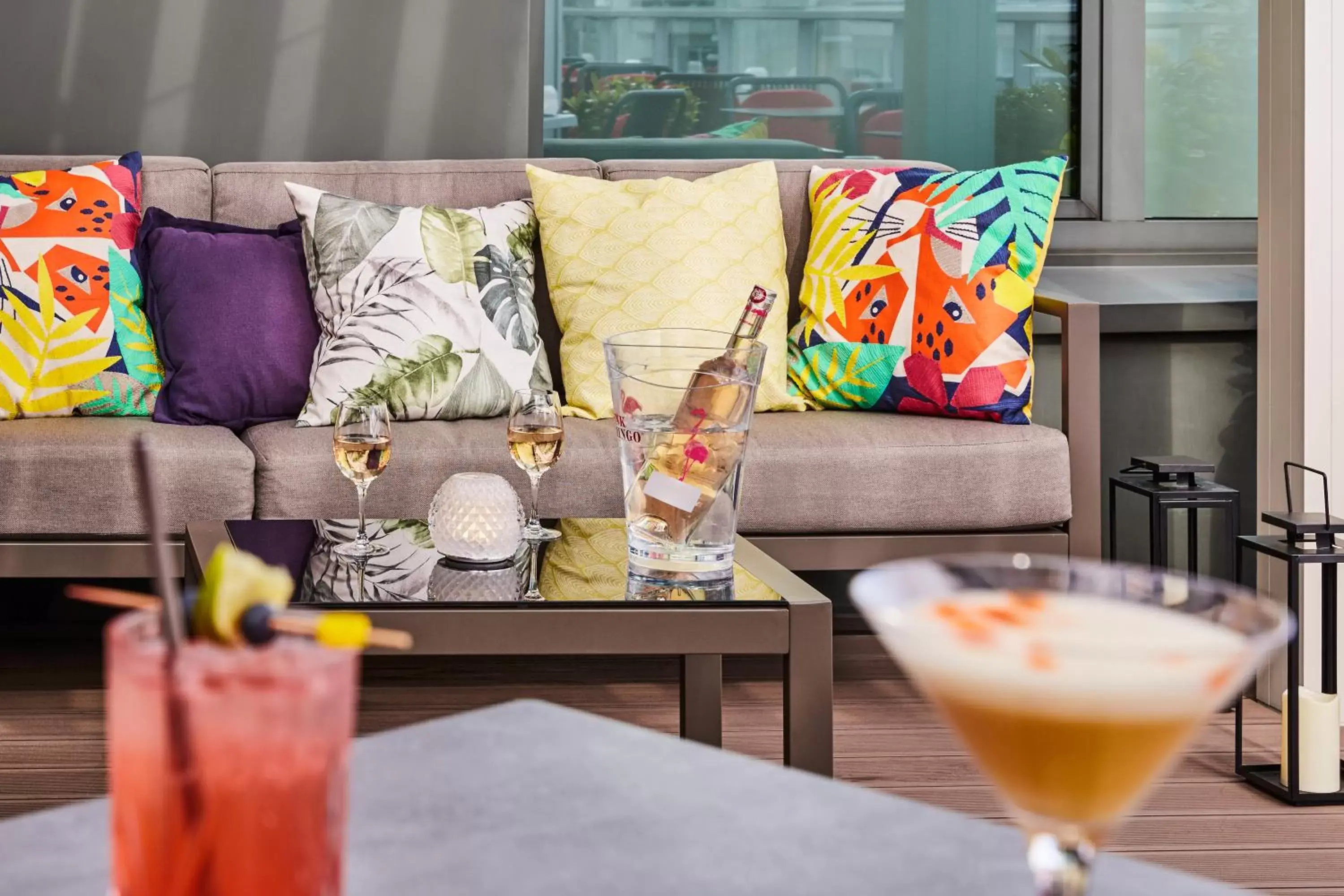 Balcony/Terrace, Seating Area in Sofitel Brussels Europe