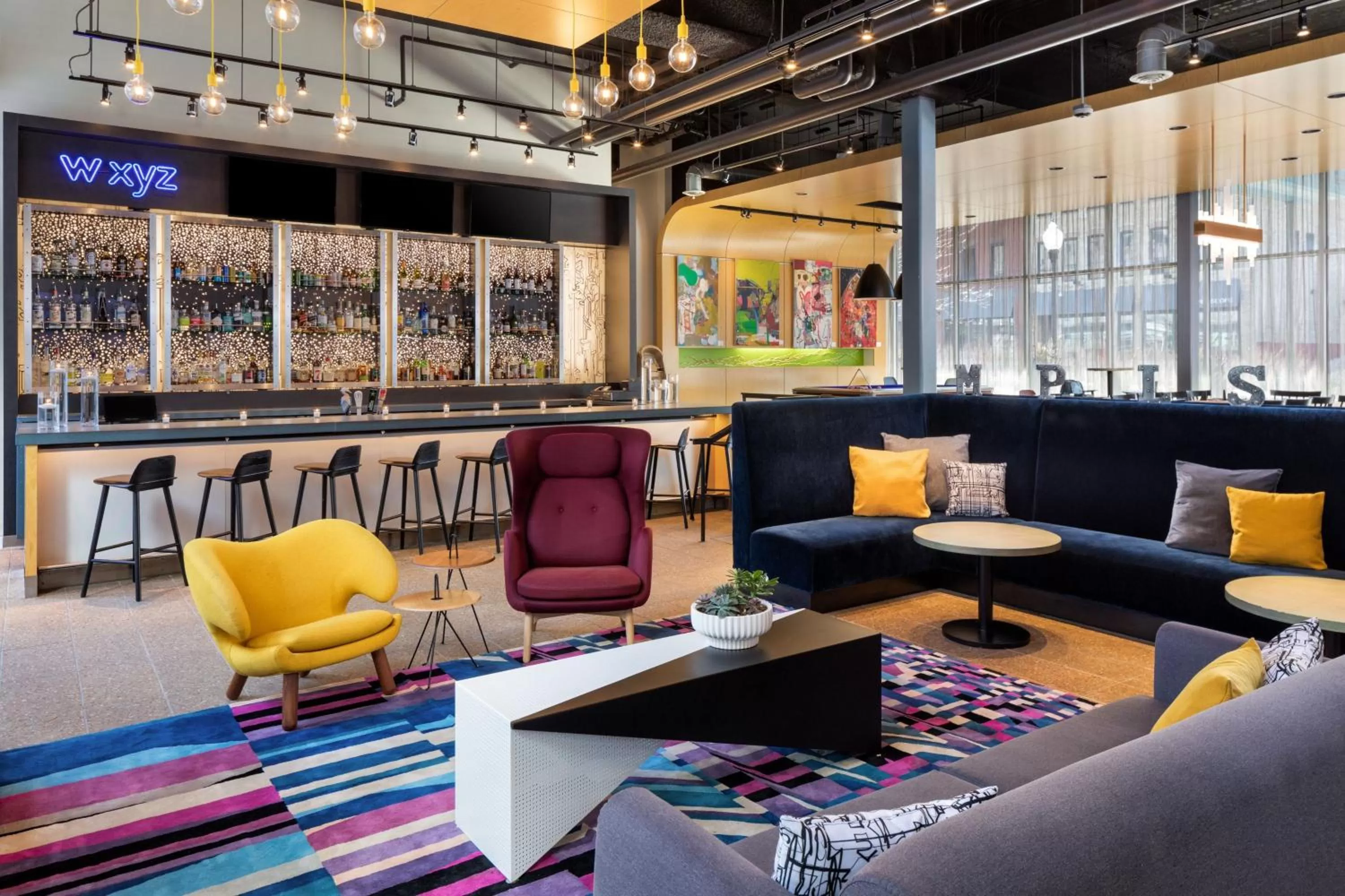 Lobby or reception in Aloft Minneapolis