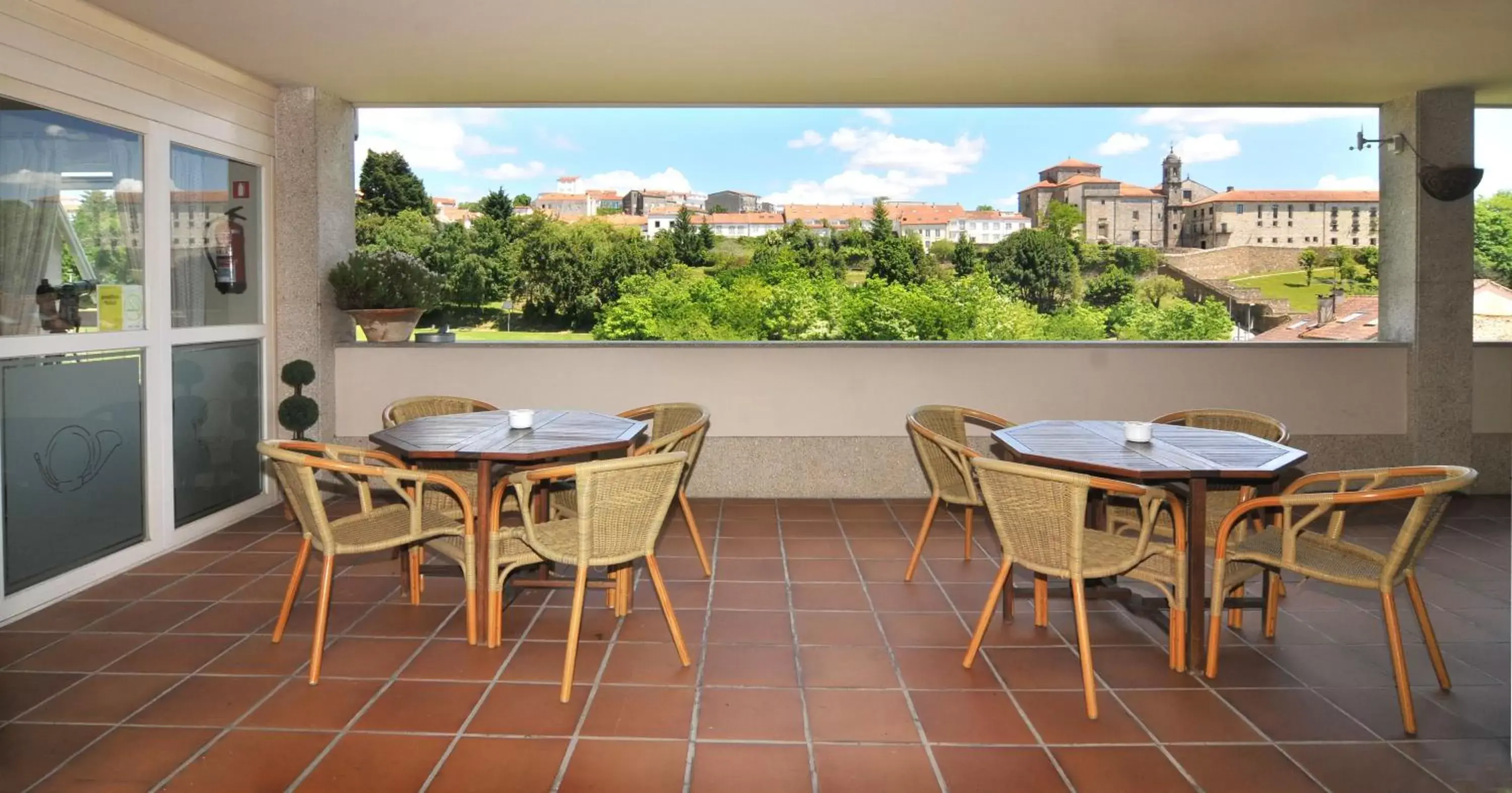 Balcony/Terrace in Hotel Miradoiro de Belvís